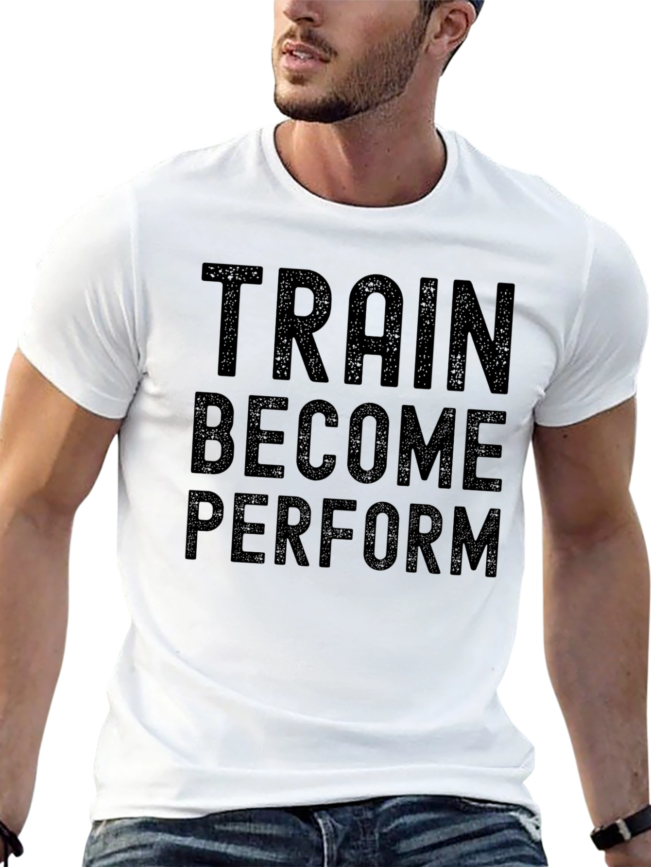 Train Become Perform Graphic Tee
