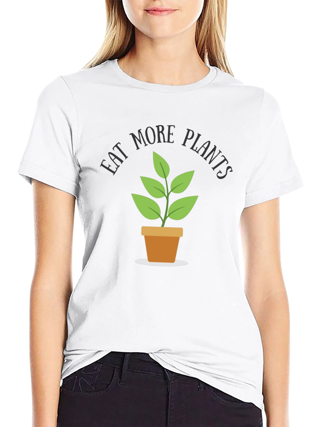 Eat More Plants T-Shirt - Vegan Lifestyle Tee