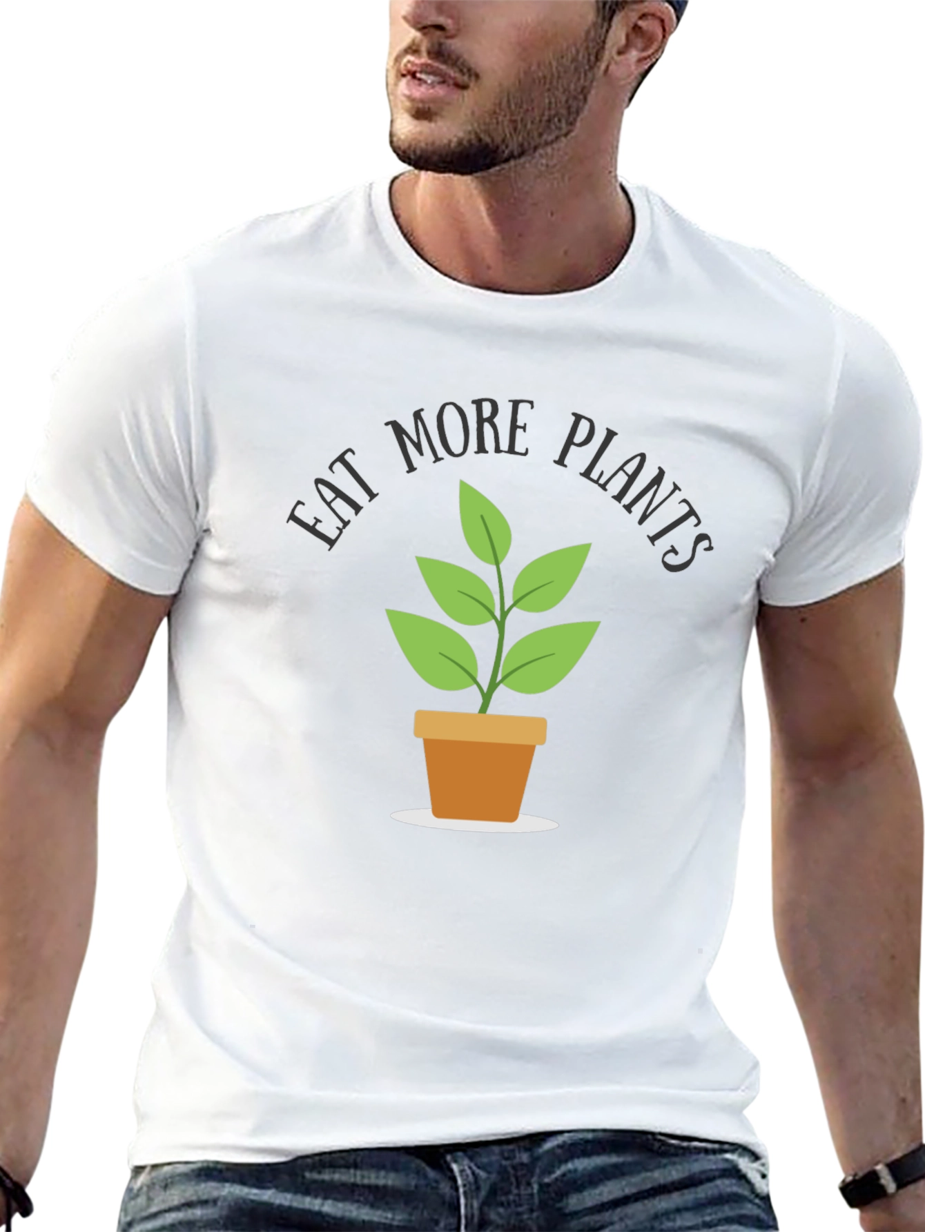 Eat More Plants T-Shirt - Vegan Lifestyle Tee
