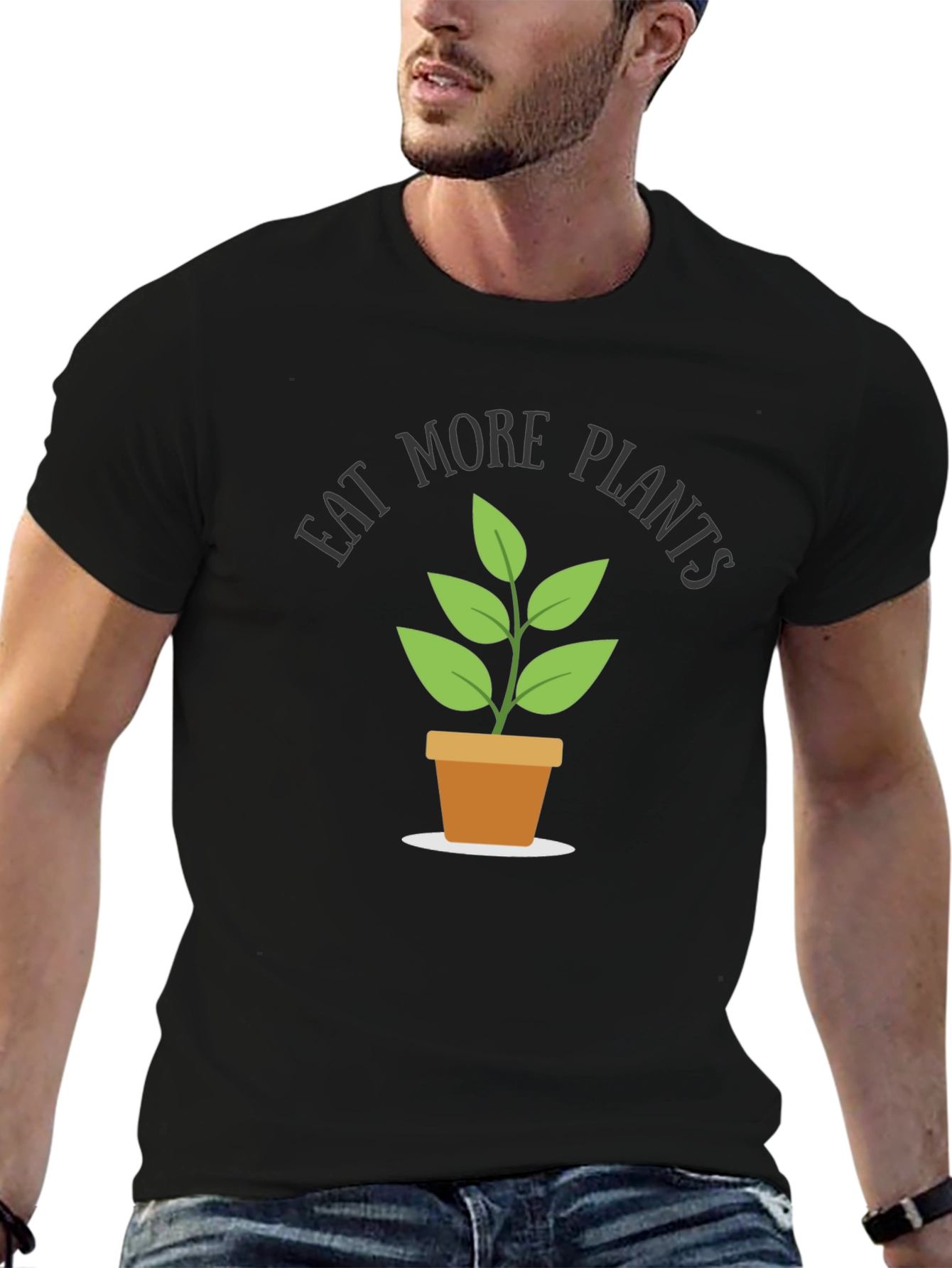 Eat More Plants T-Shirt - Vegan Lifestyle Tee