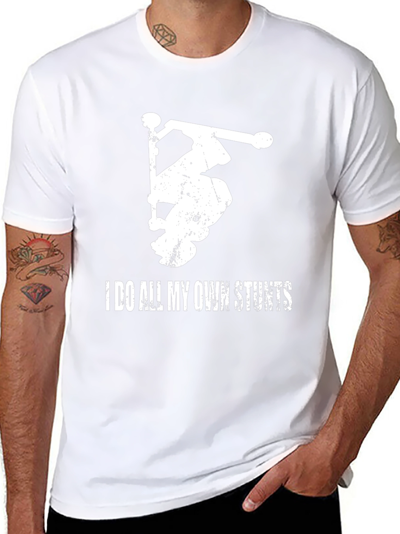Own Stunts Black T-Shirt