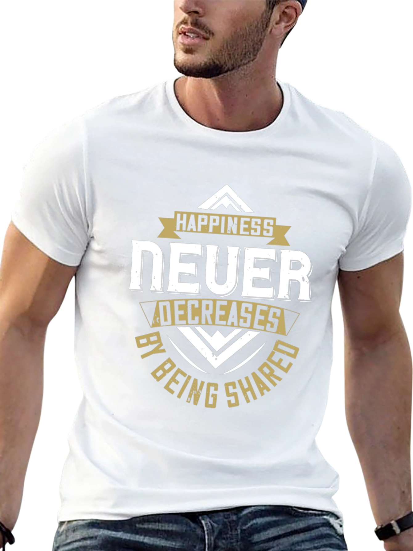 Happiness Never Decreases Graphic Tee