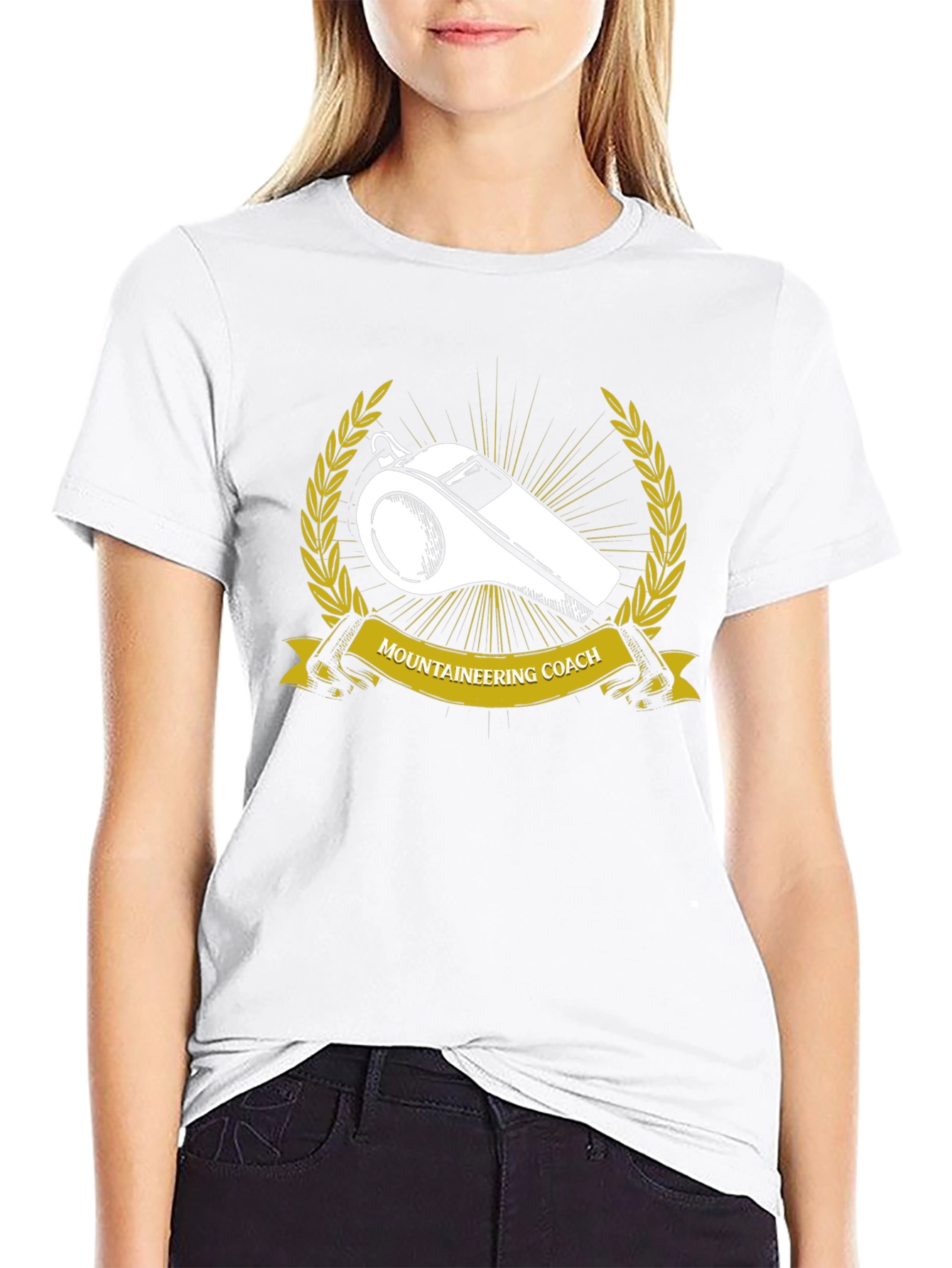 Mountaineering Coach T-Shirt - Whistle Design