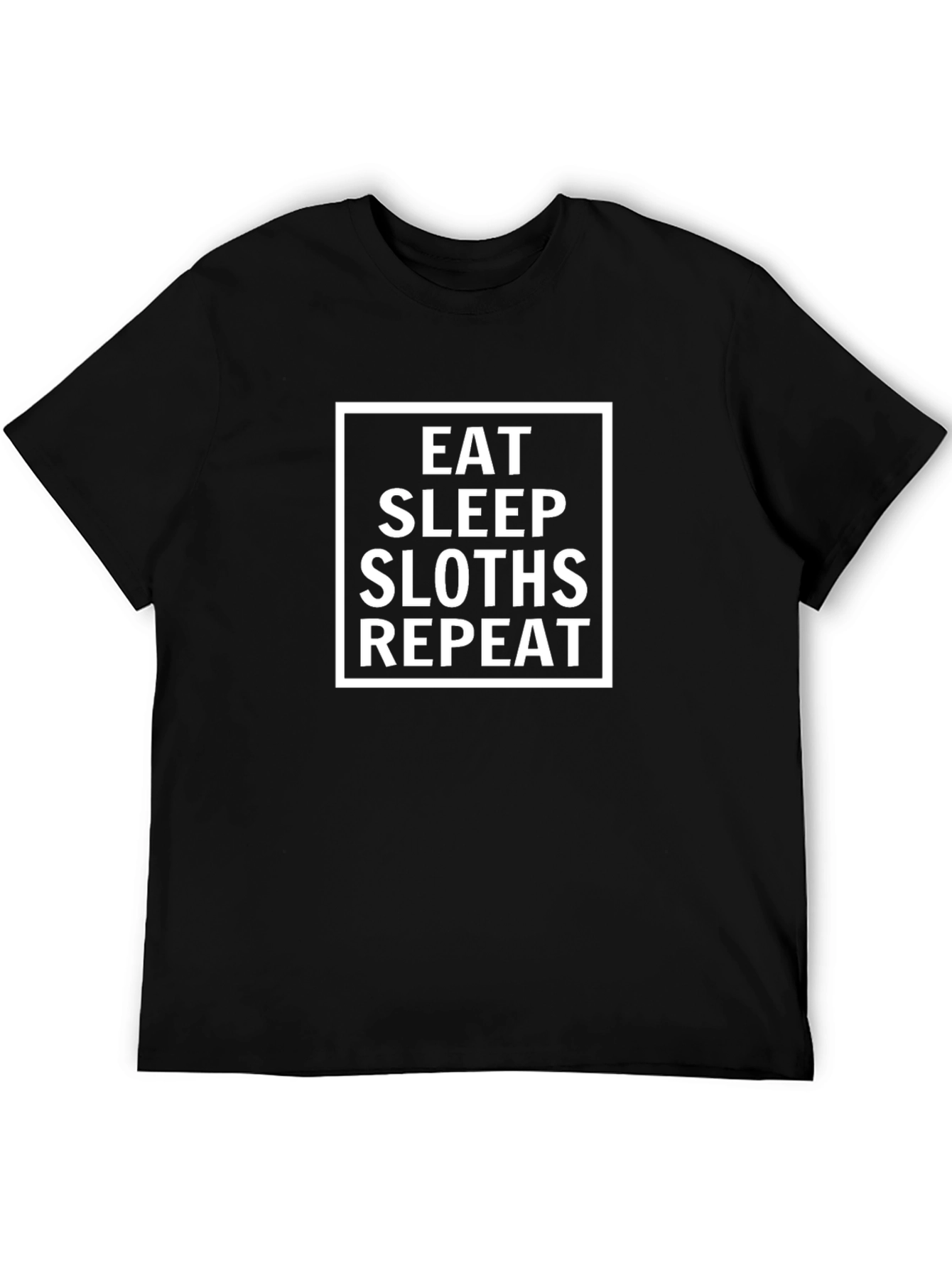 Eat Sleep Sloths Repeat Graphic Tee
