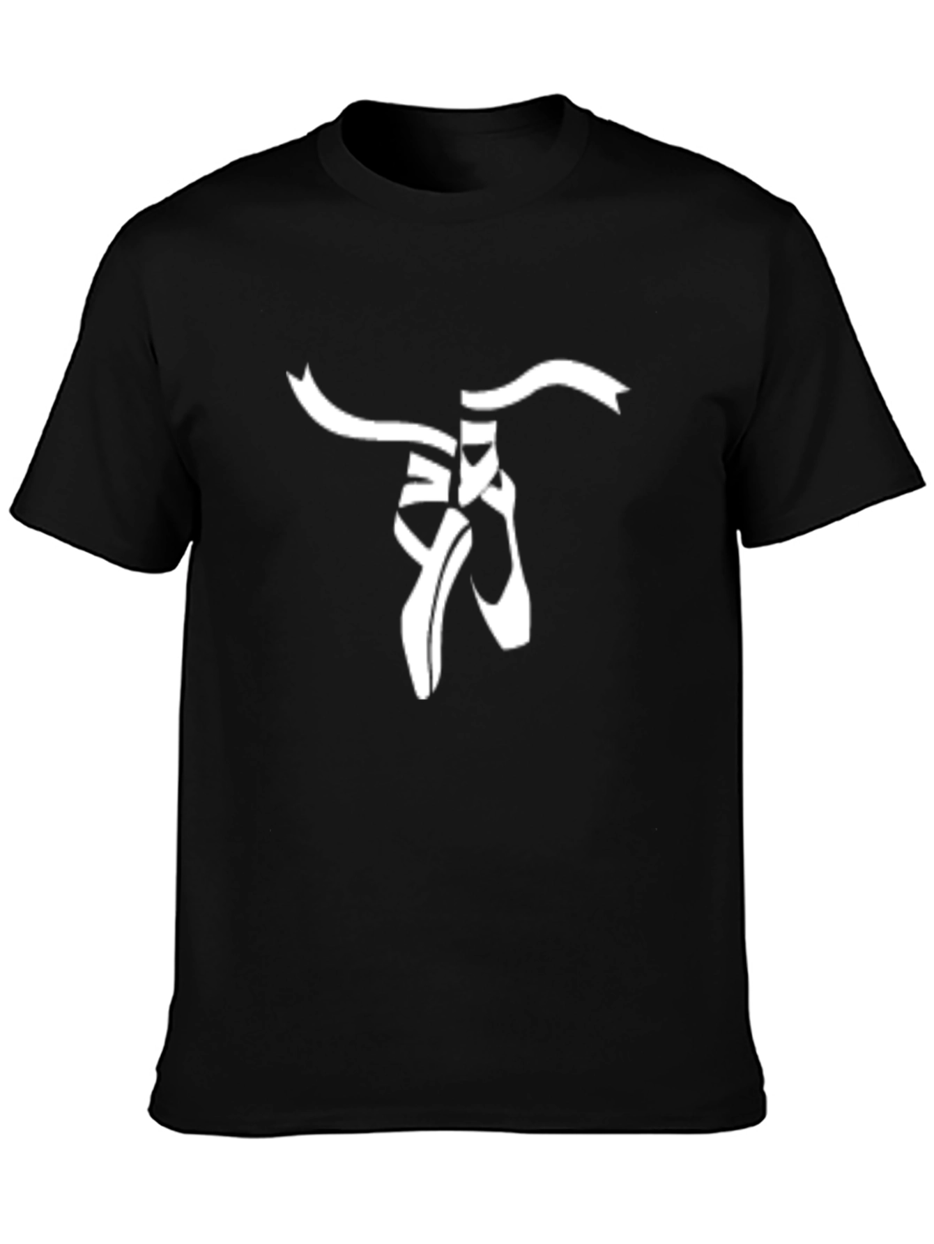 Ballet Shoes Graphic Tee - Classic Dance Style
