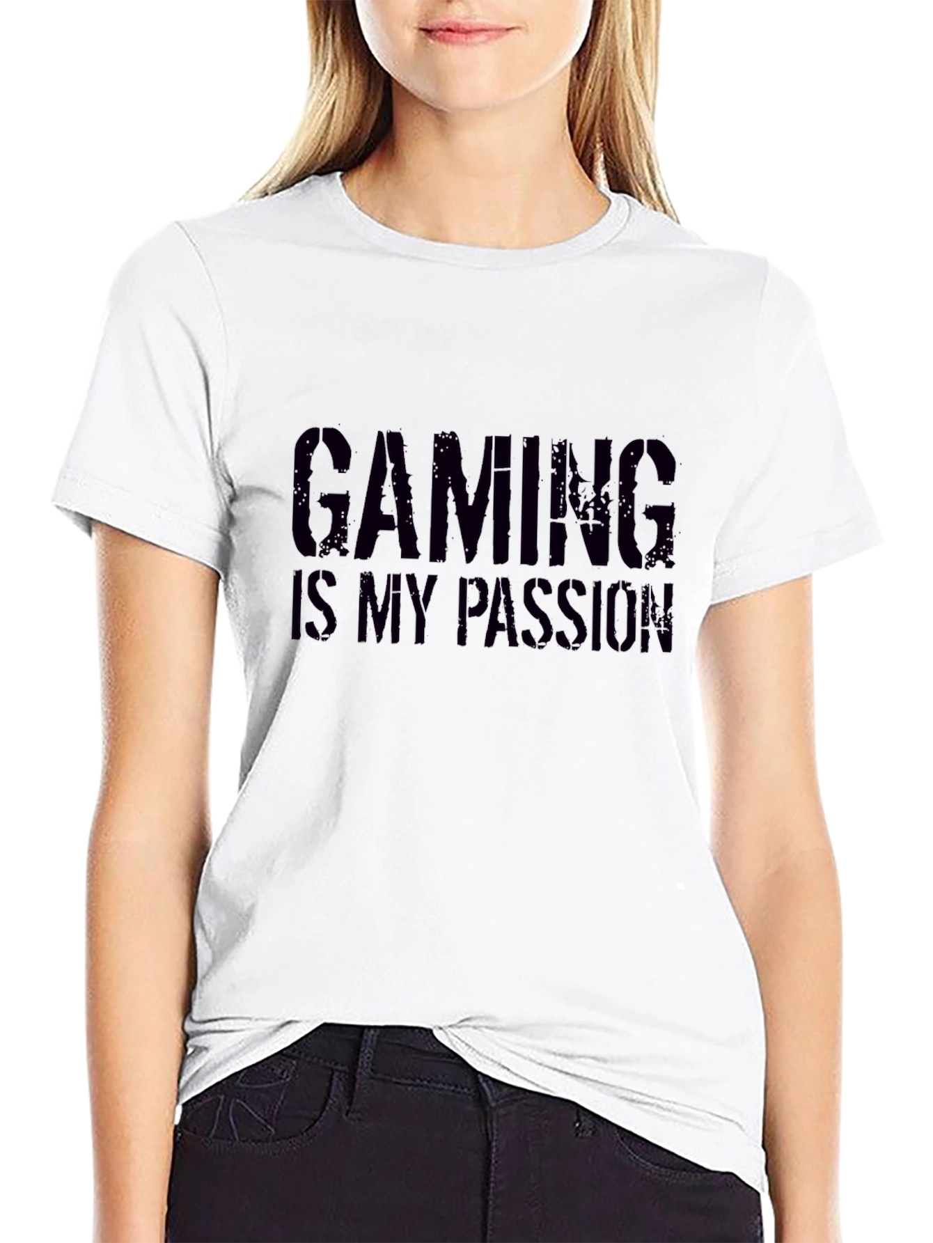 Gaming is My Passion Black T-Shirt