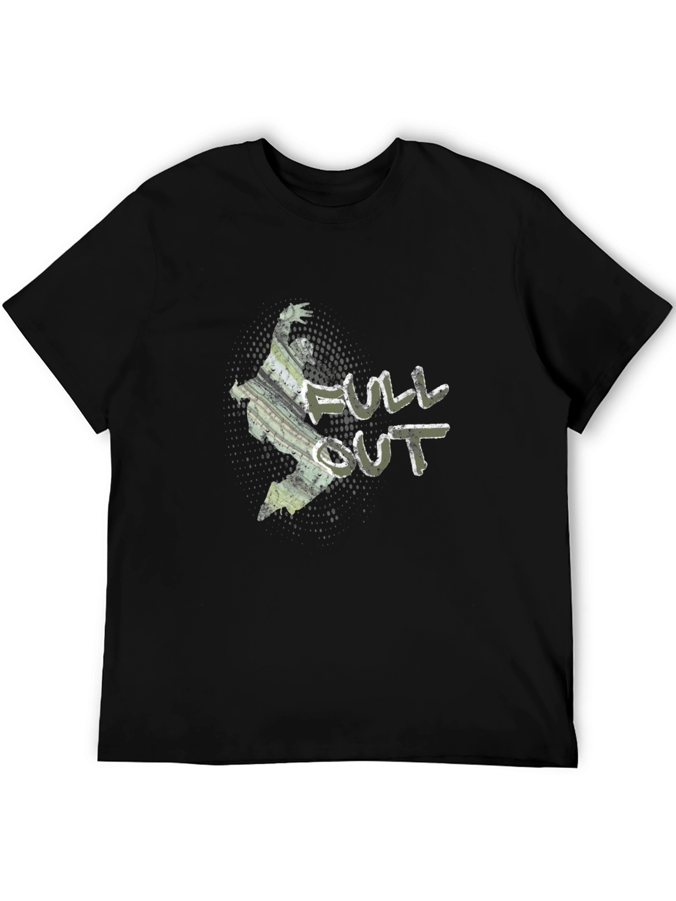 Full Out Camo Graphic Tee - Streetwear Style