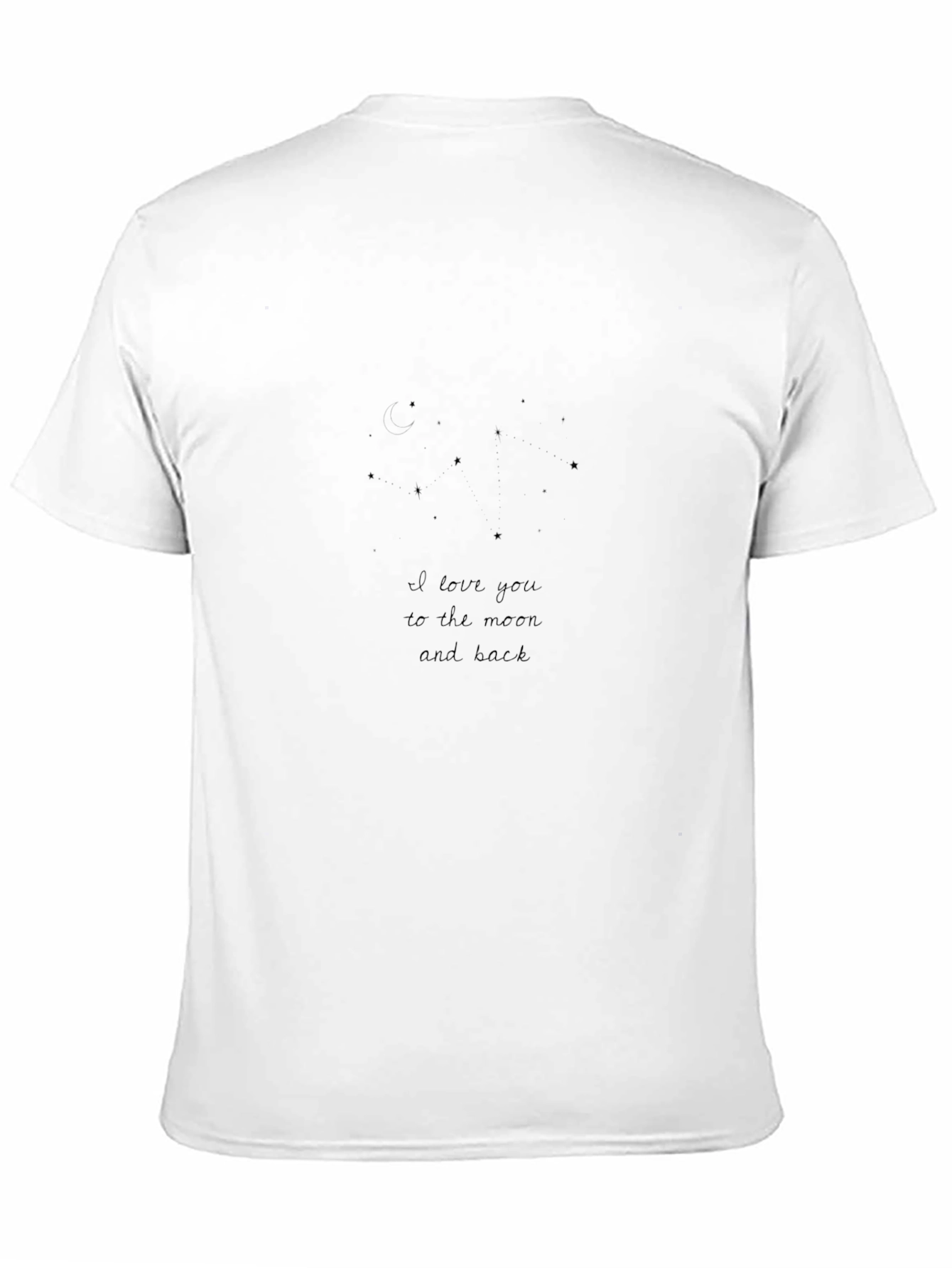 Love You to the Moon and Back Black Tee