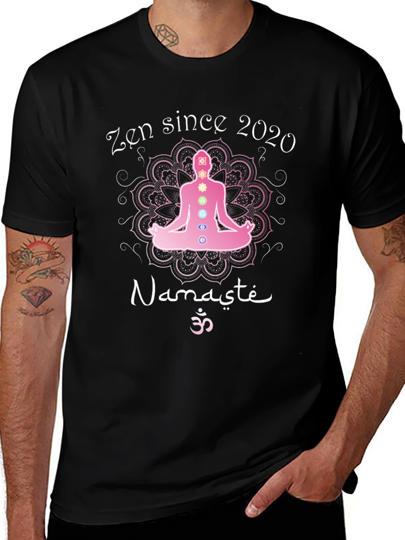 Zen Since 2020 Yoga Chakra Namaste T-Shirt