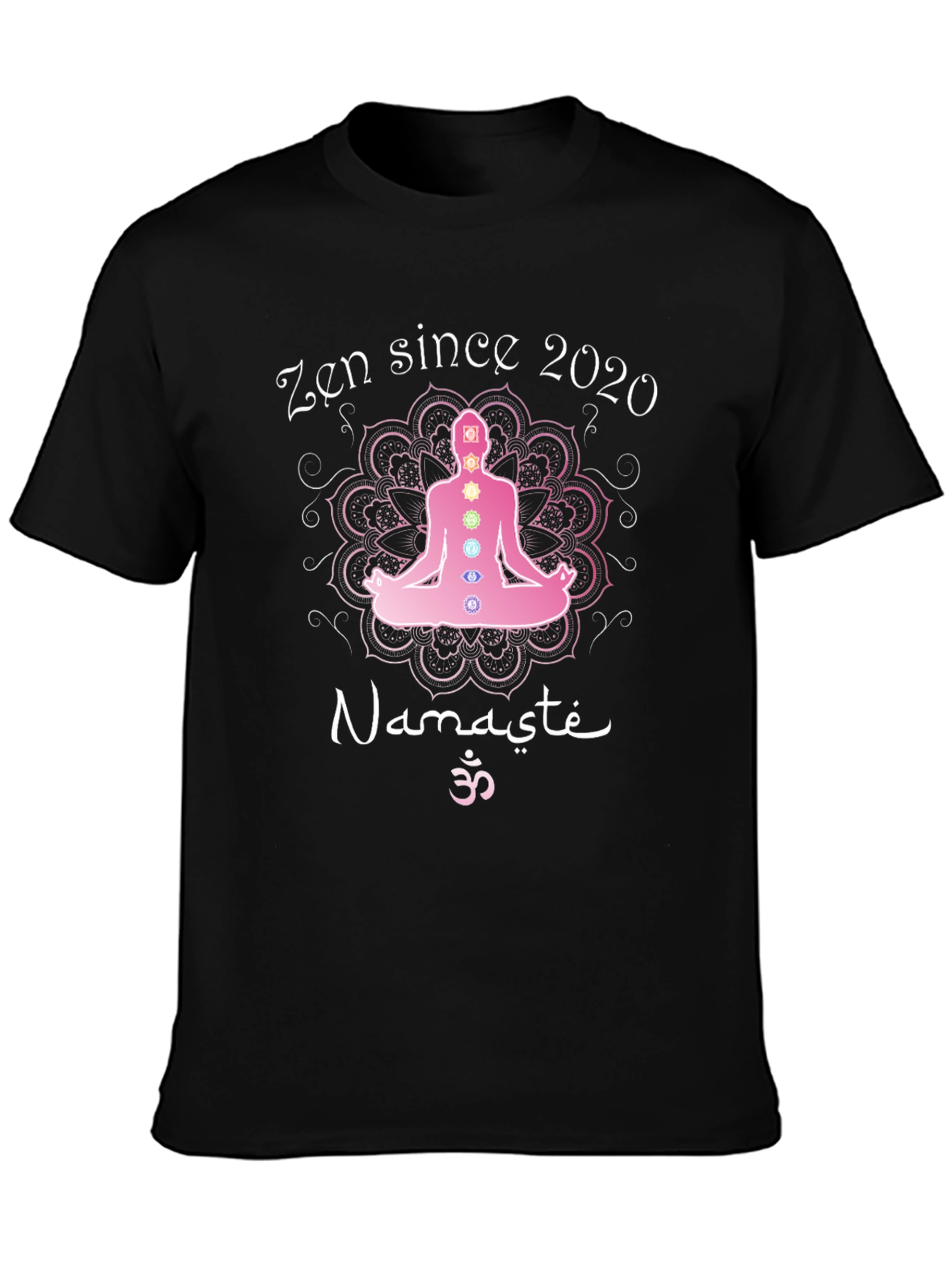 Zen Since 2020 Yoga Chakra Namaste T-Shirt