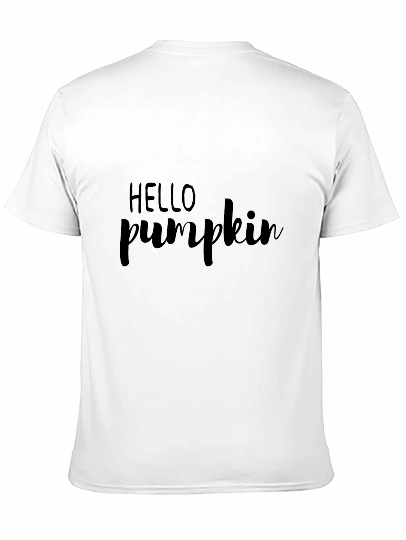 Hello Pumpkin Black Graphic Tee