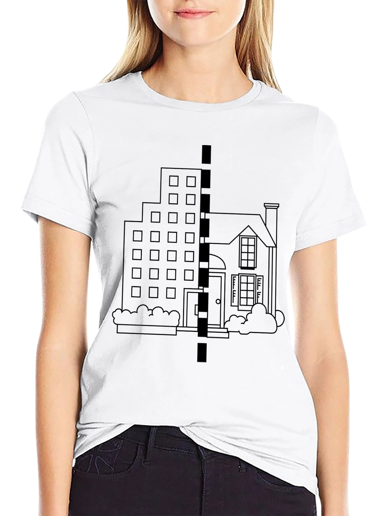Urban vs. Suburban T-Shirt - City Meets Home