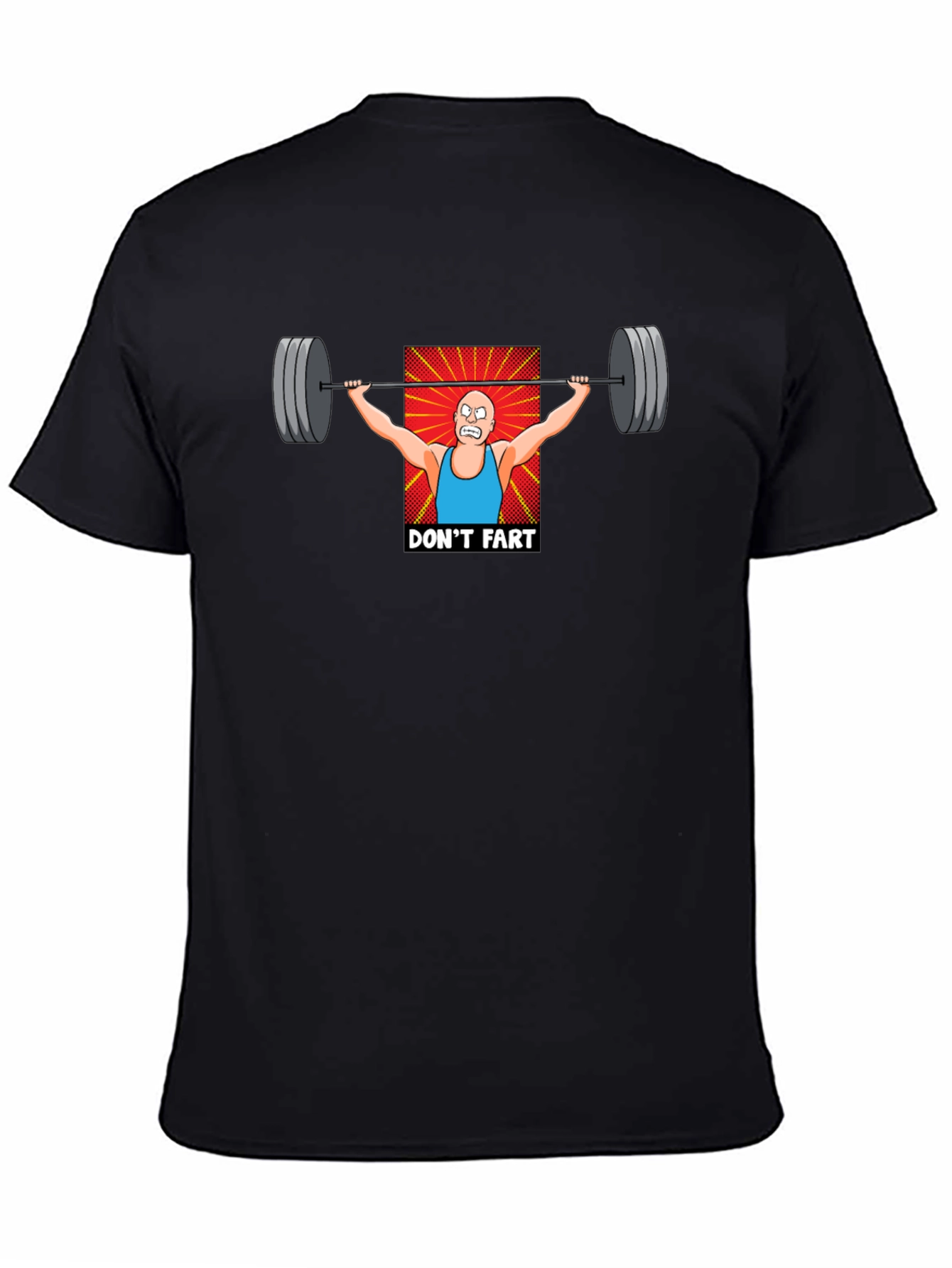 Dont Fart Weightlifter Graphic T-Shirt
