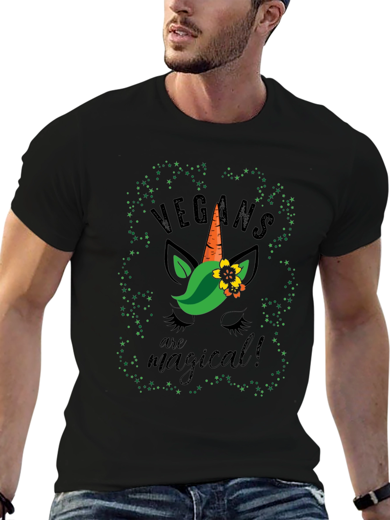Vegan Unicorn T-Shirt: Magical Vegan Style