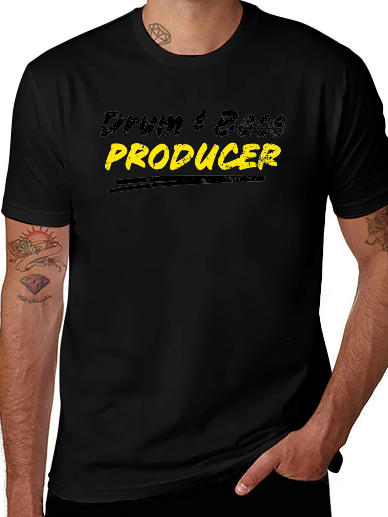 Drum & Bass Producer T-Shirt - Music Production Tee
