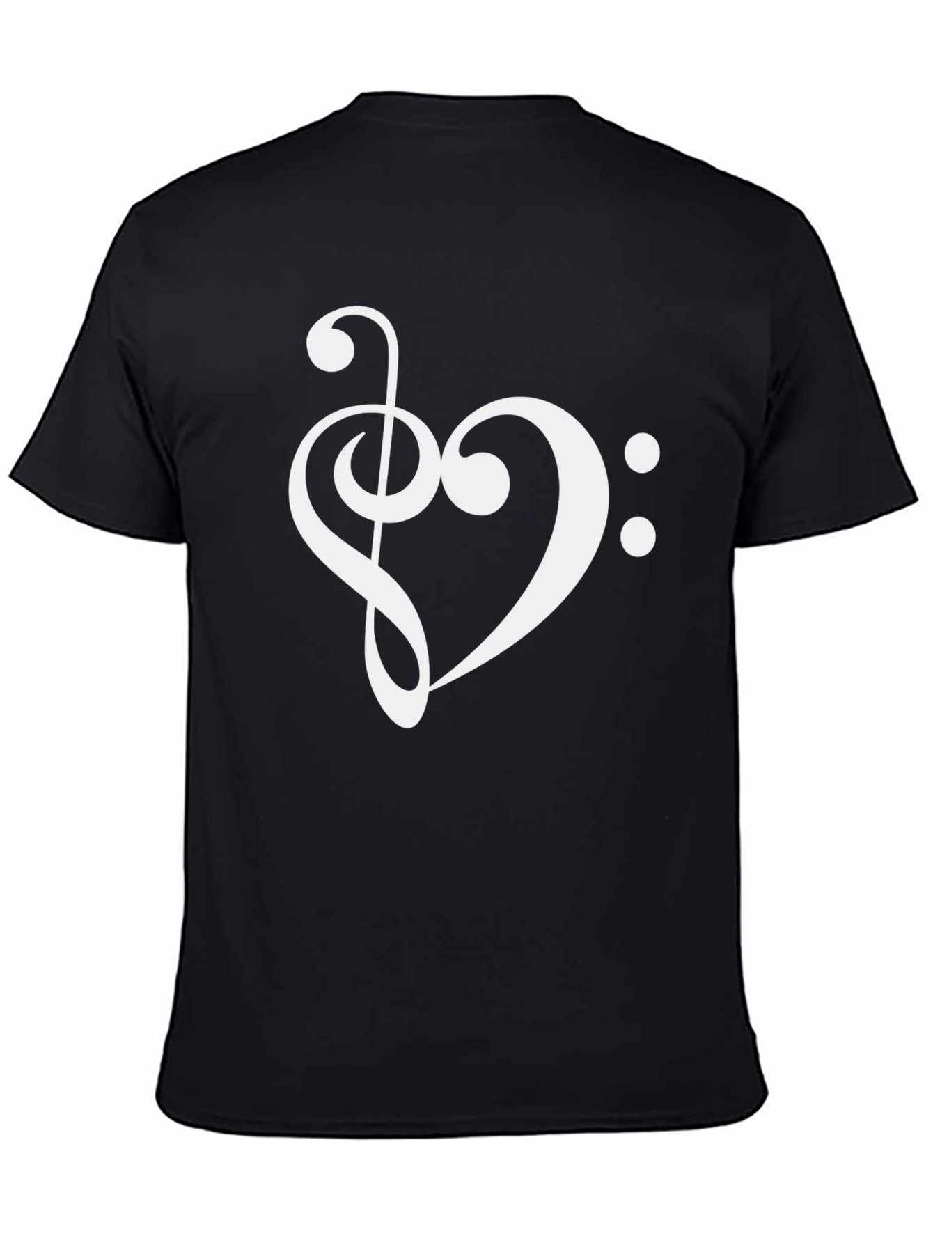 Musical Heart T-Shirt - Stylish Music Lover Tee