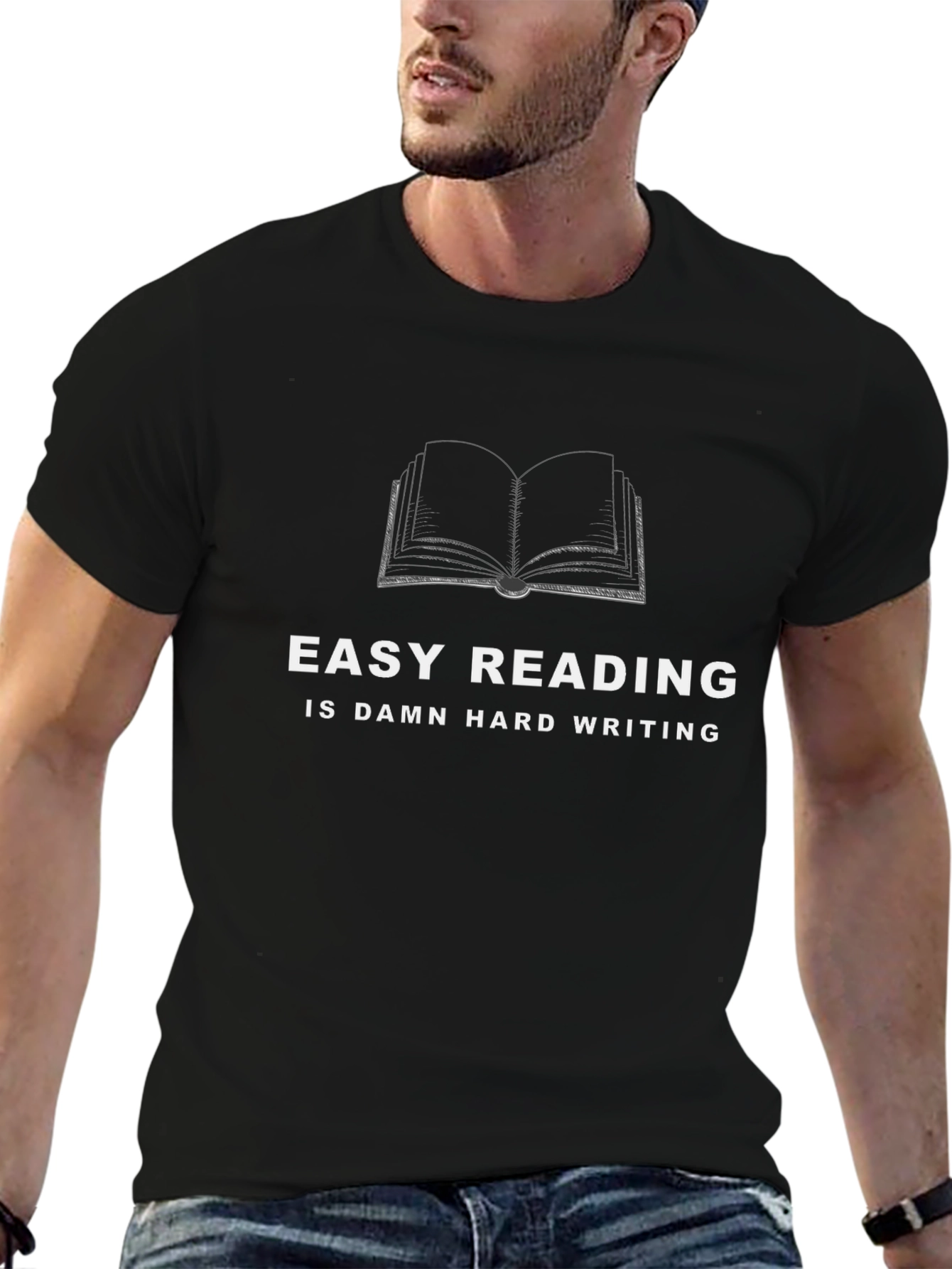 Easy Reading T-Shirt: Hard Writing Design