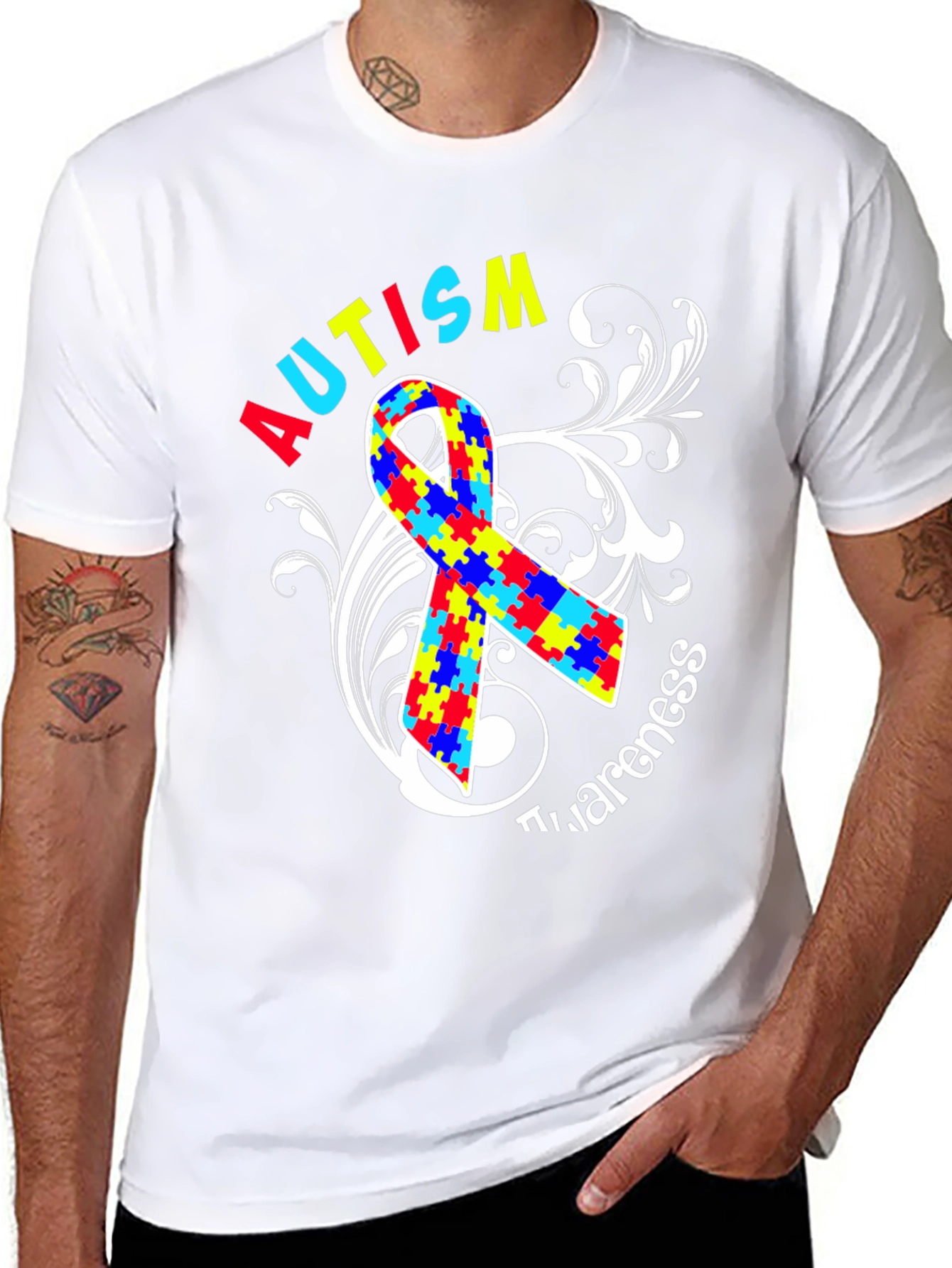 Autism Awareness Ribbon T-Shirt