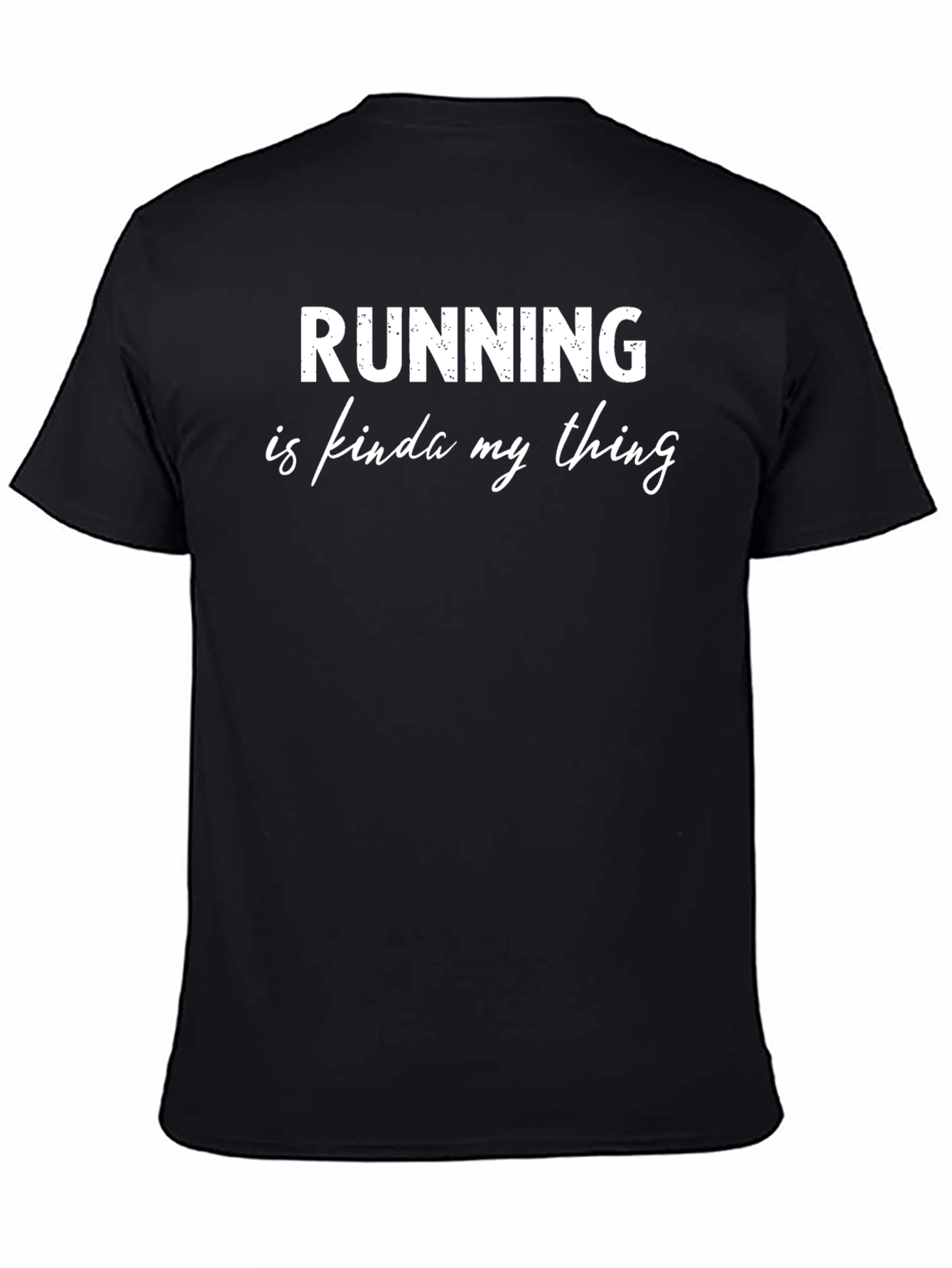 Running is Kinda My Thing Black T-Shirt