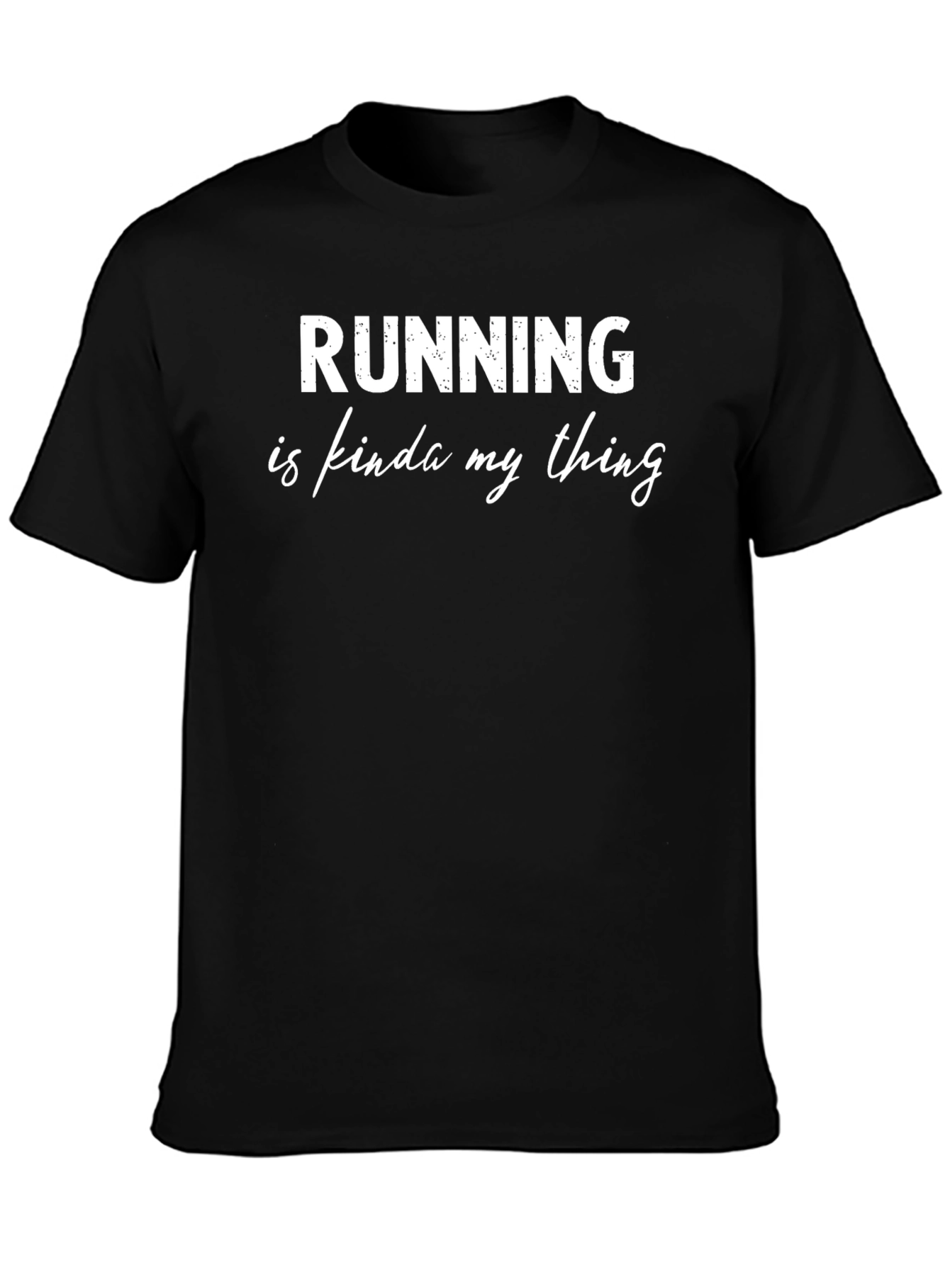 Running is Kinda My Thing Black T-Shirt