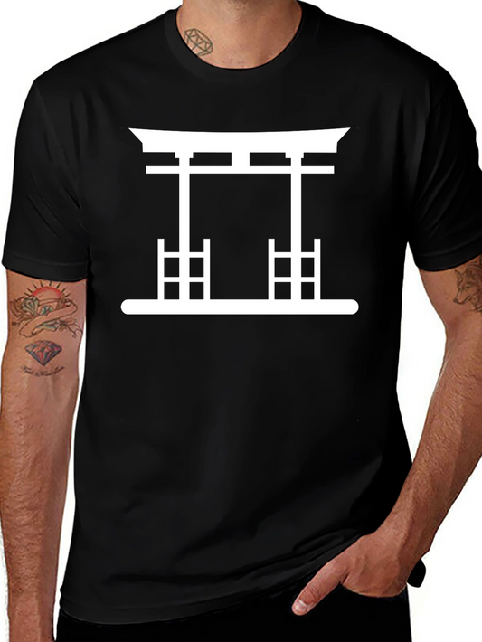Torii Gate Graphic T-Shirt - Minimalist Design