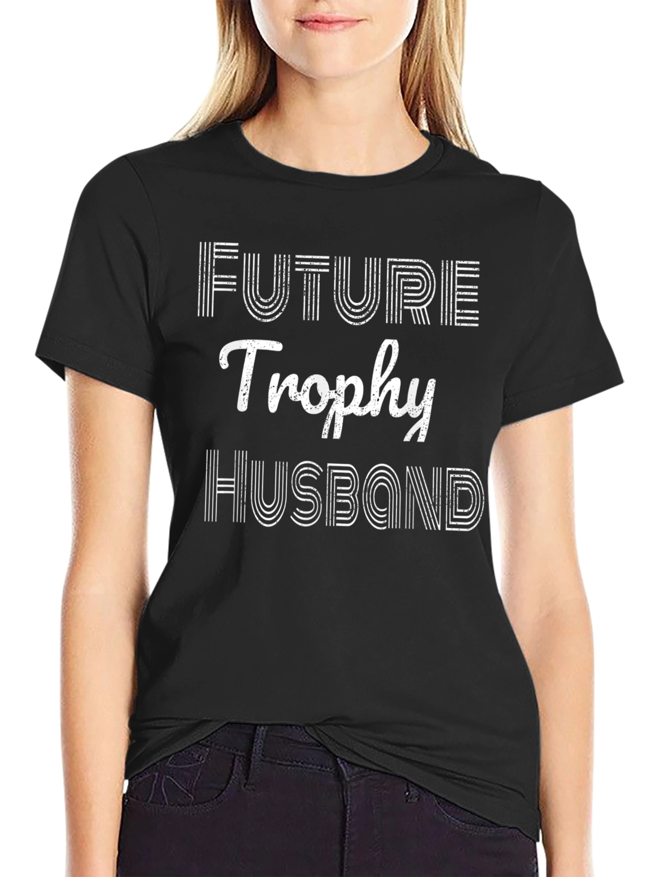 Future Trophy Husband Graphic Novelty T-Shirt