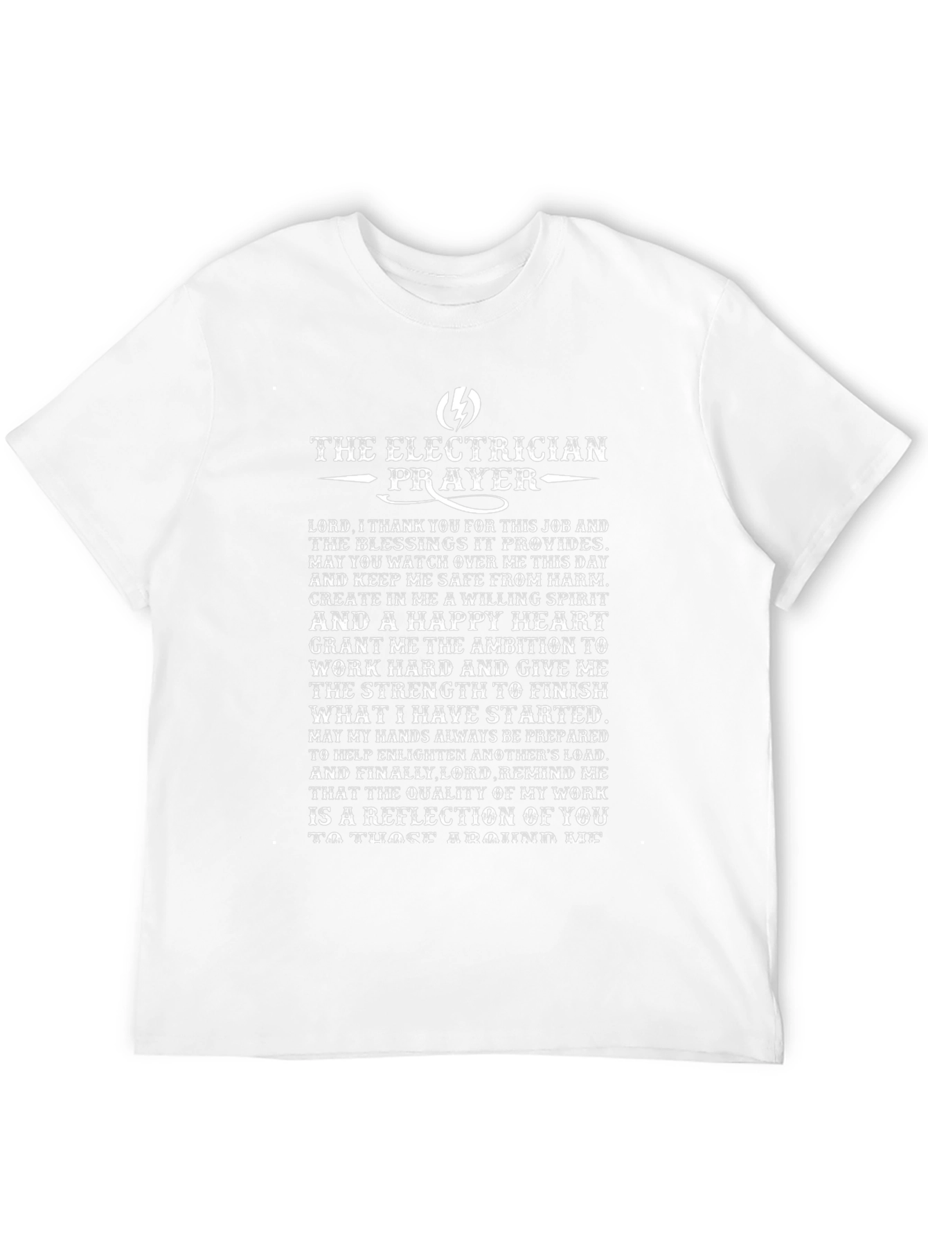 Electricians Prayer Graphic T-Shirt