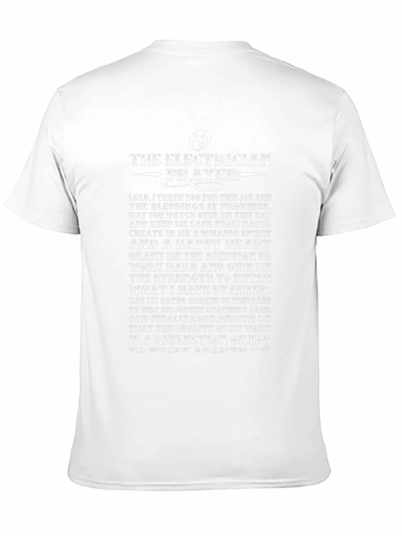 Electricians Prayer Graphic T-Shirt