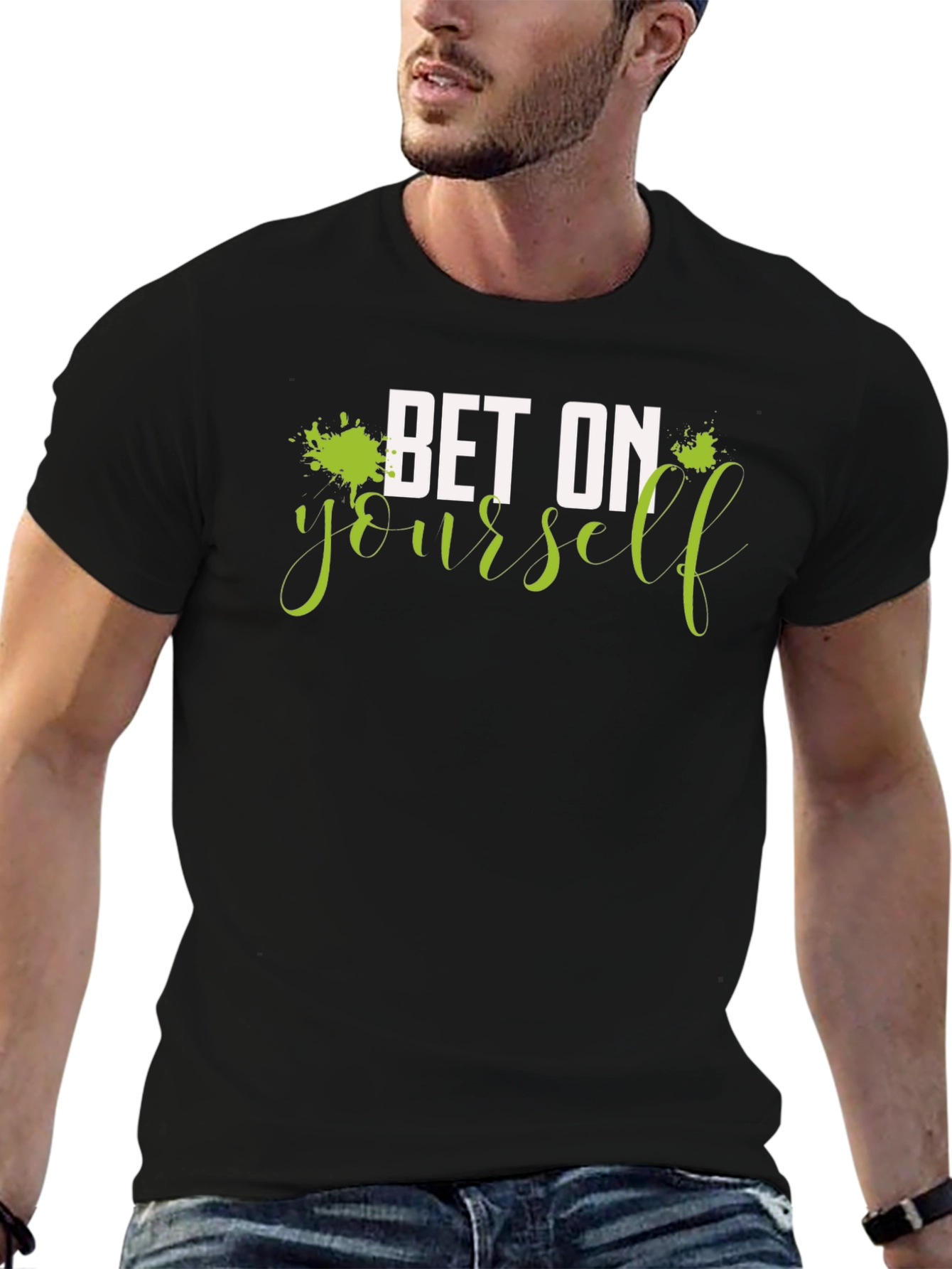 Bet On Yourself Graphic Tee - Motivational T-Shirt