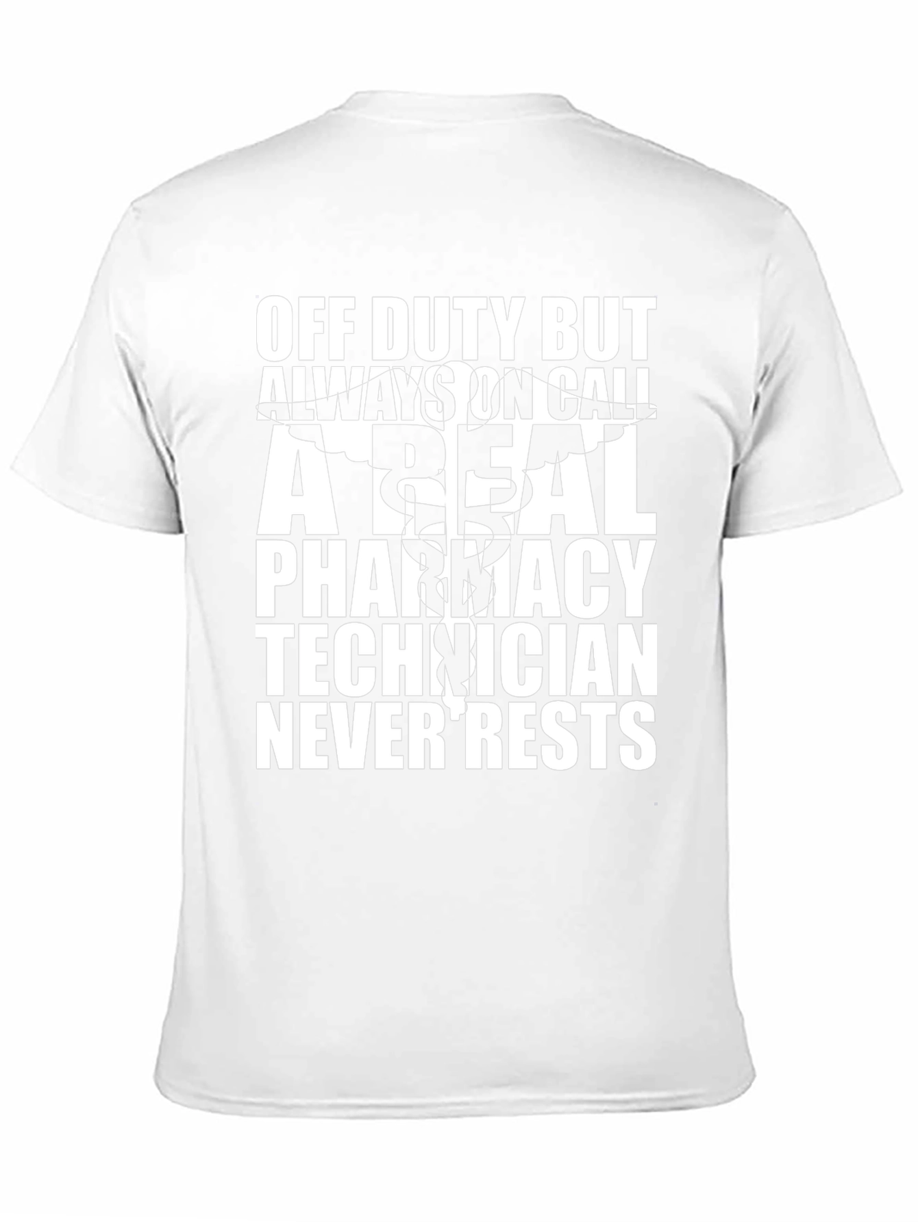 Pharmacy Tech Always On Call Black T-Shirt