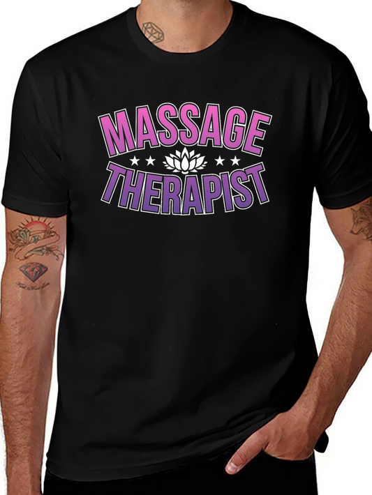 Massage Therapist T-Shirt - Black Unisex Tee