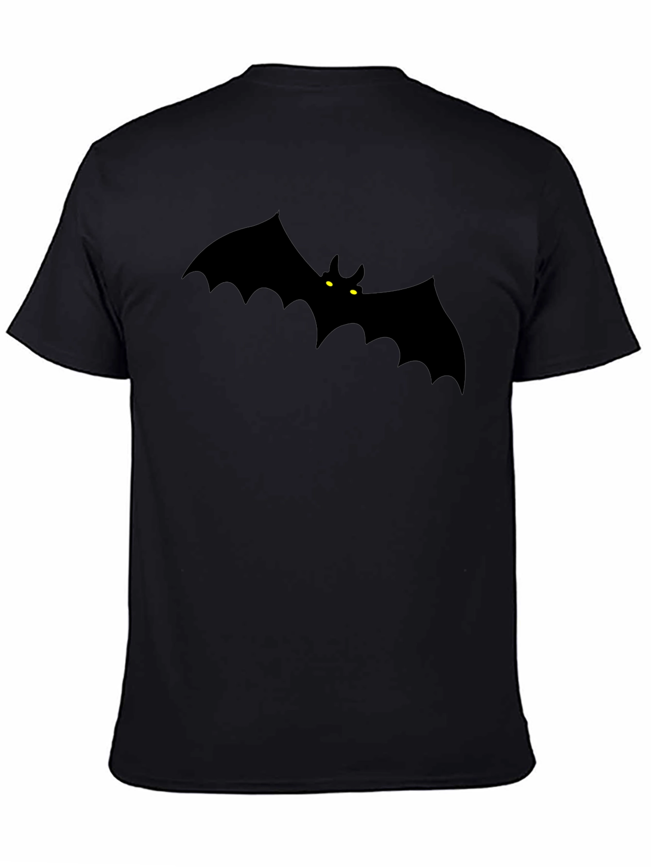 Bat Graphic Black T-Shirt - Halloween Style