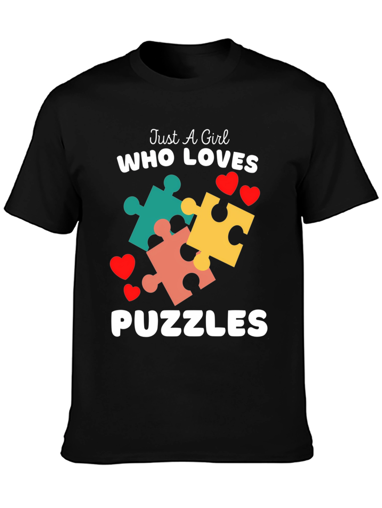 Just A Girl Who Loves Puzzles T-Shirt