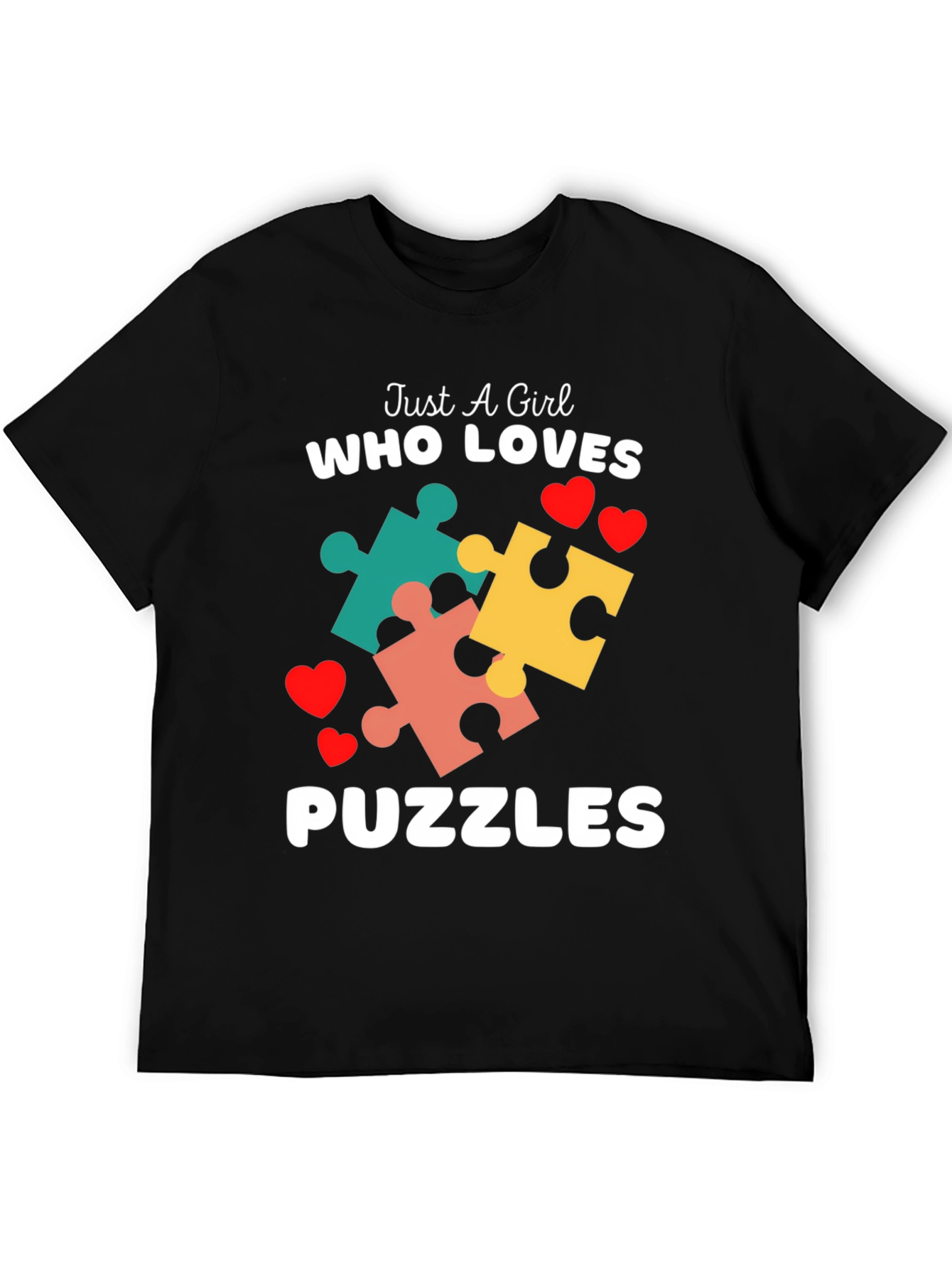 Just A Girl Who Loves Puzzles T-Shirt