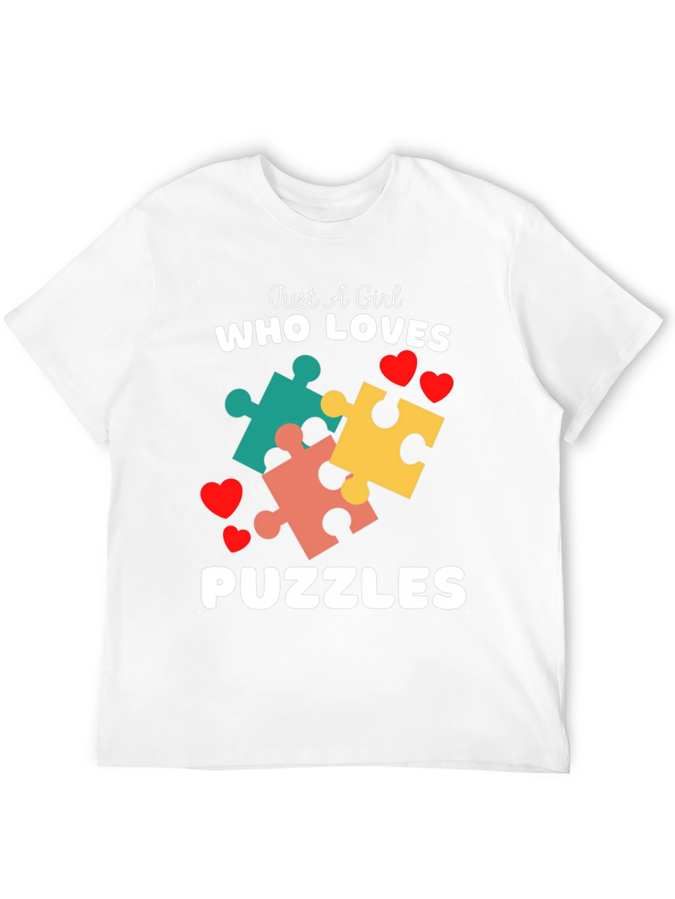 Just A Girl Who Loves Puzzles T-Shirt