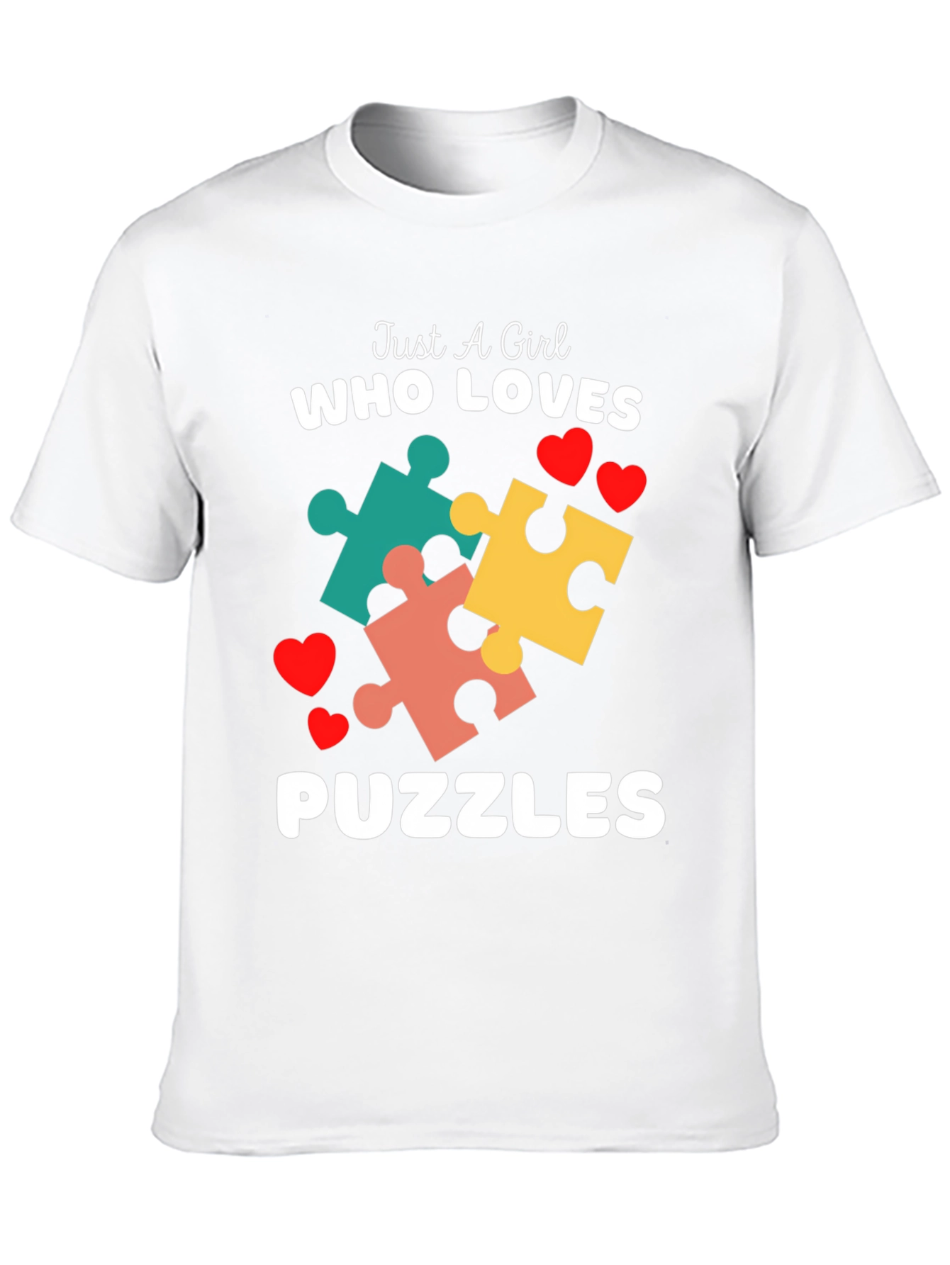 Just A Girl Who Loves Puzzles T-Shirt