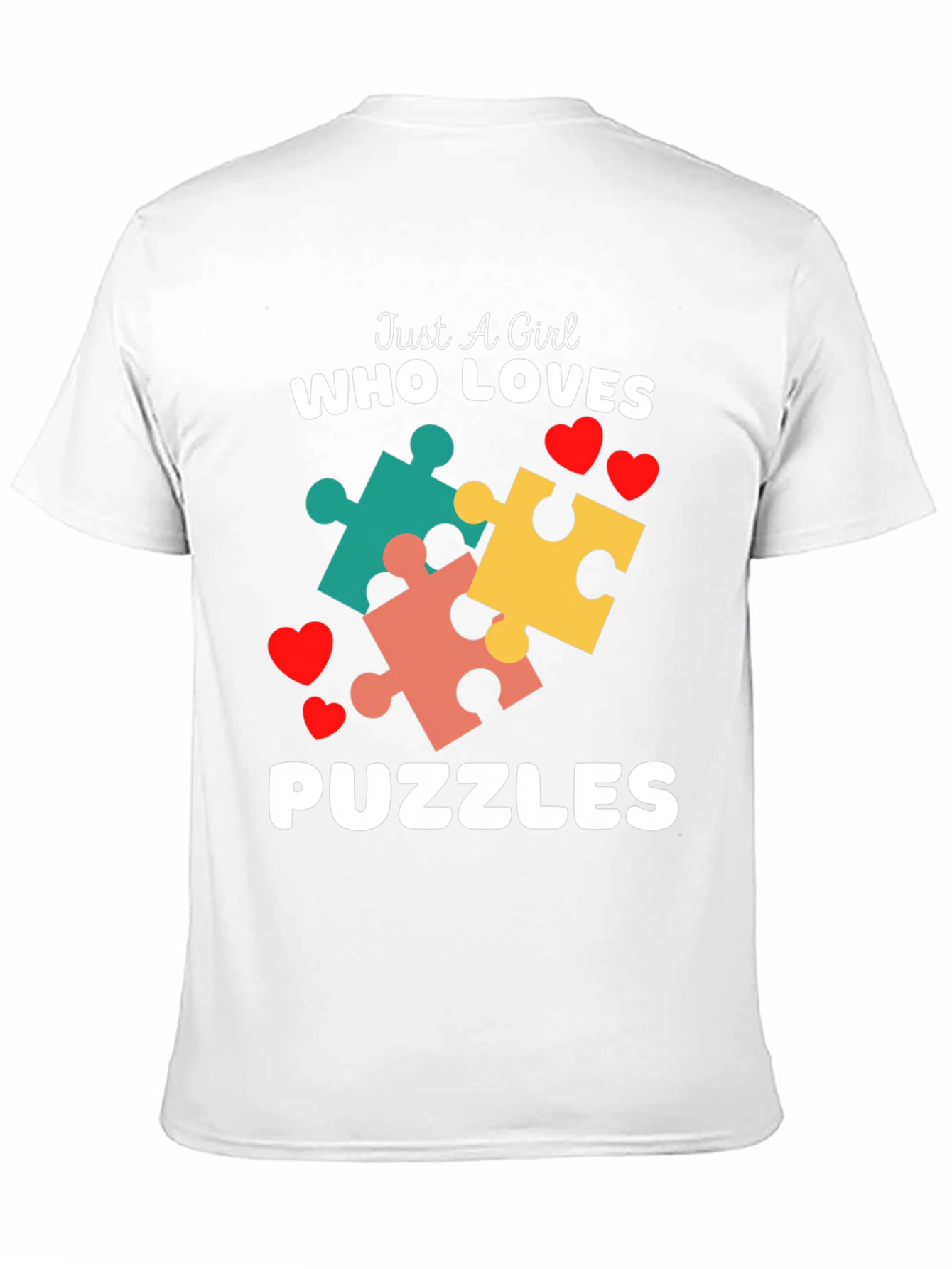 Just A Girl Who Loves Puzzles T-Shirt