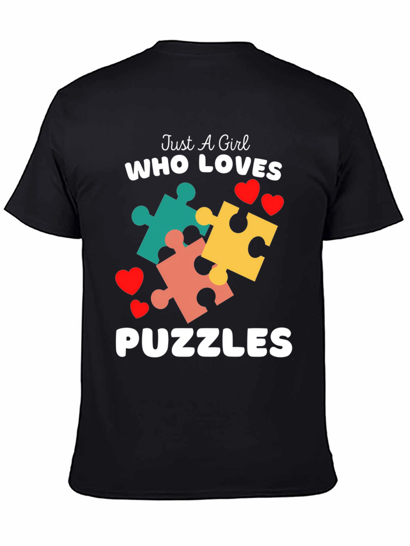 Just A Girl Who Loves Puzzles T-Shirt