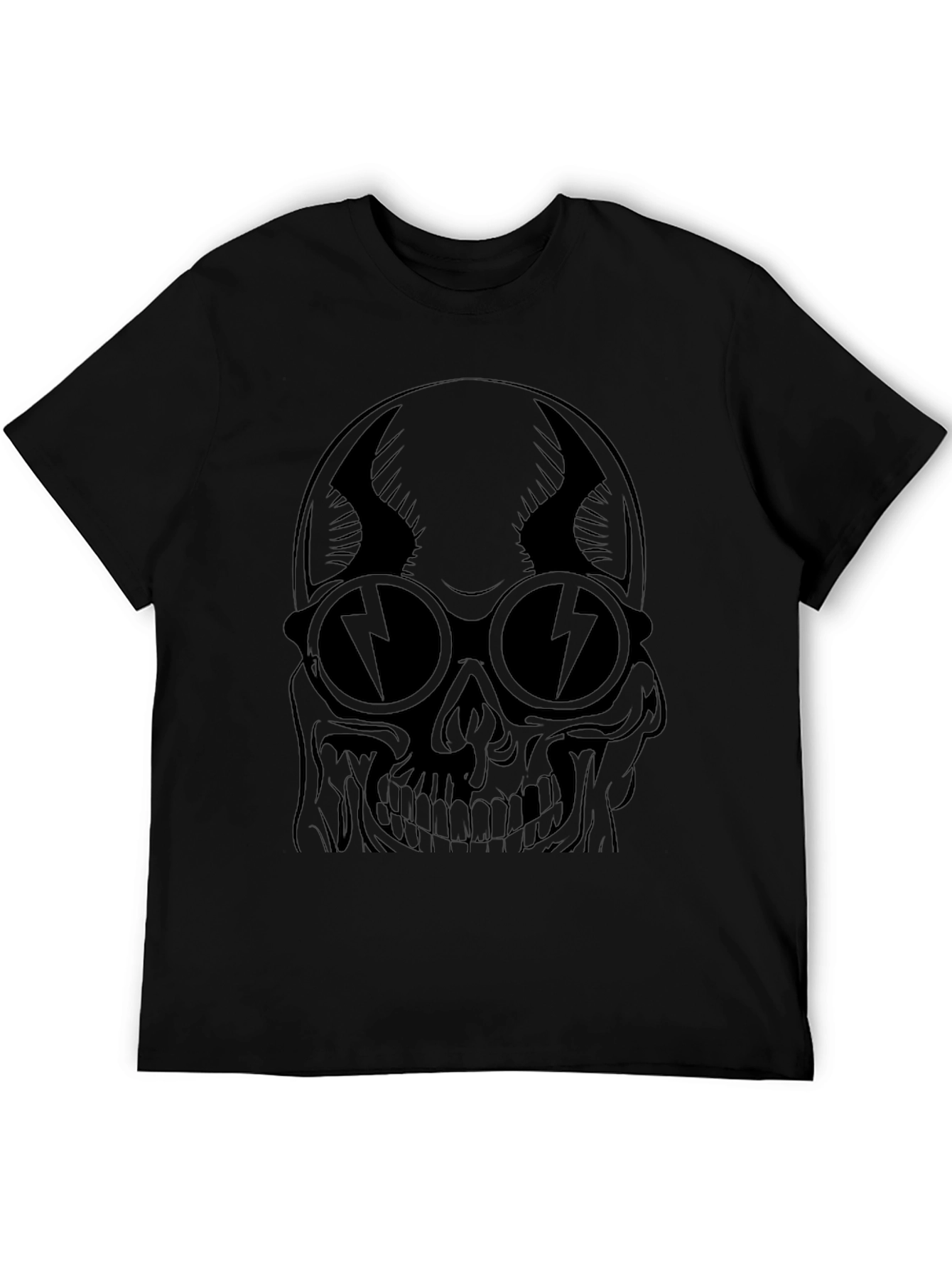 Skull with Sunglasses Graphic Tee