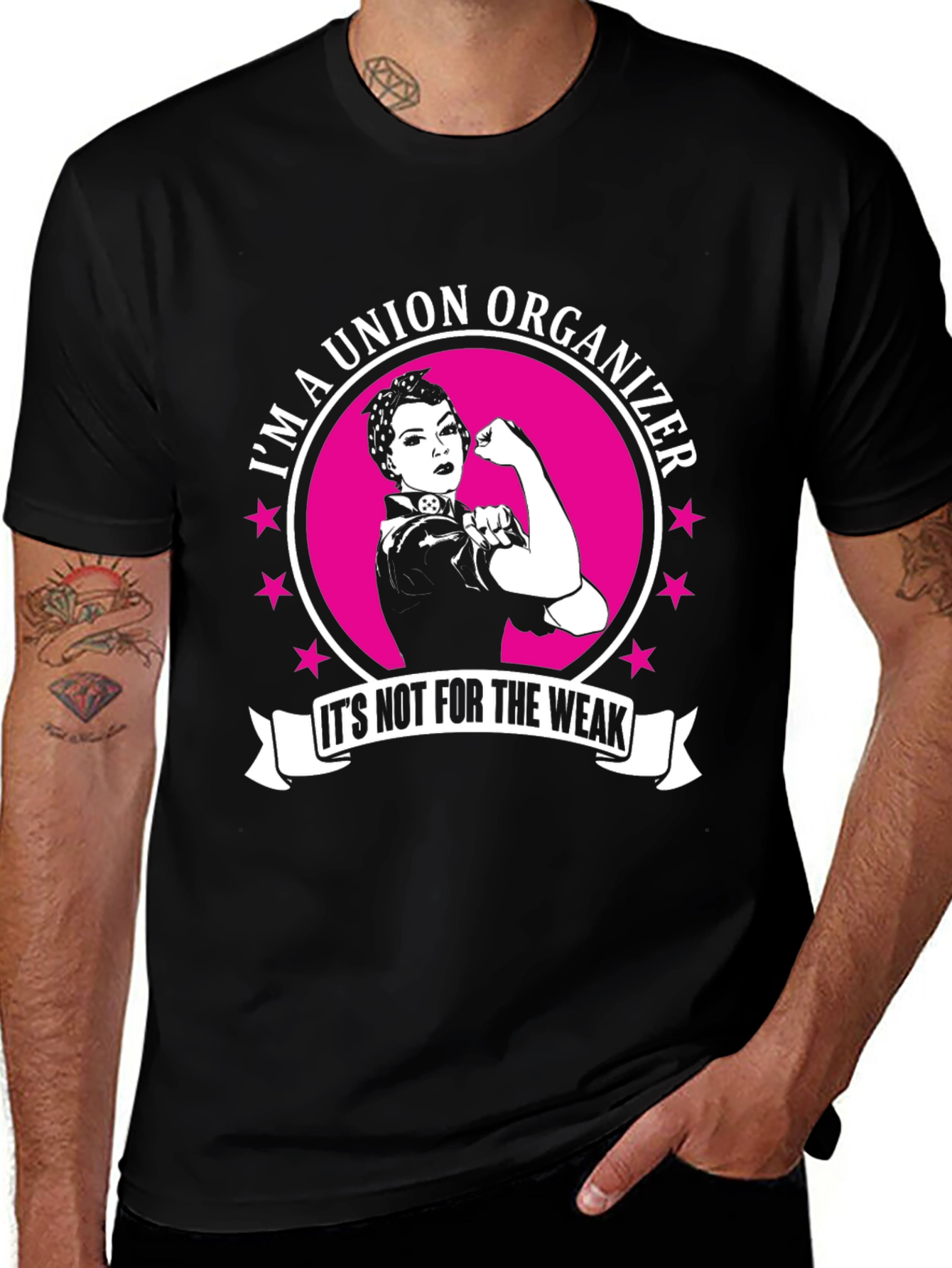 Union Organizer T-Shirt - Rosie the Riveter