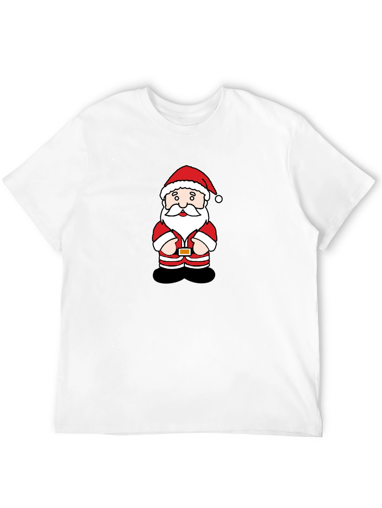 Festive Santa Claus Graphic T-Shirt