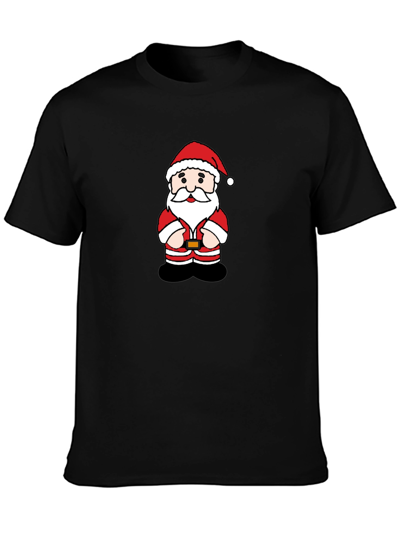 Festive Santa Claus Graphic T-Shirt