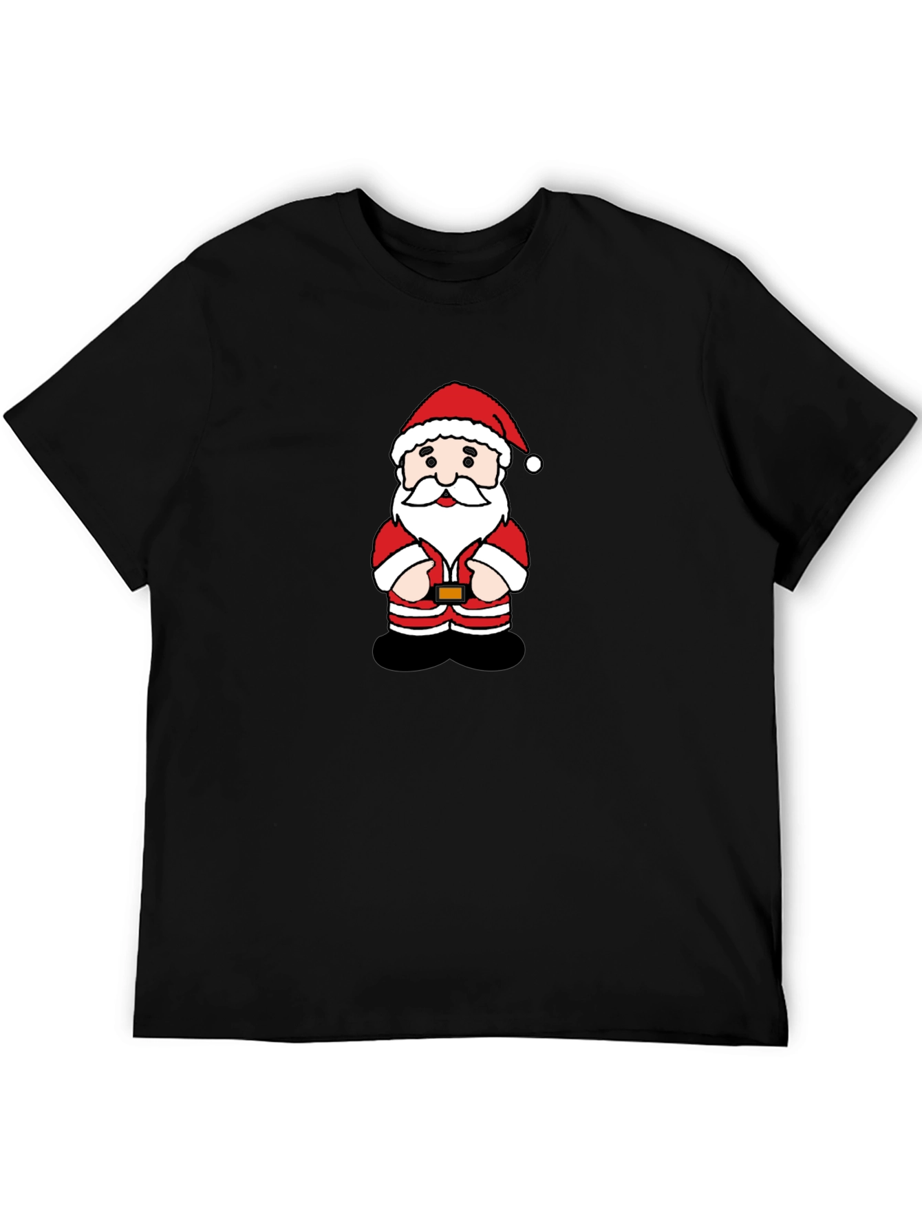 Festive Santa Claus Graphic T-Shirt