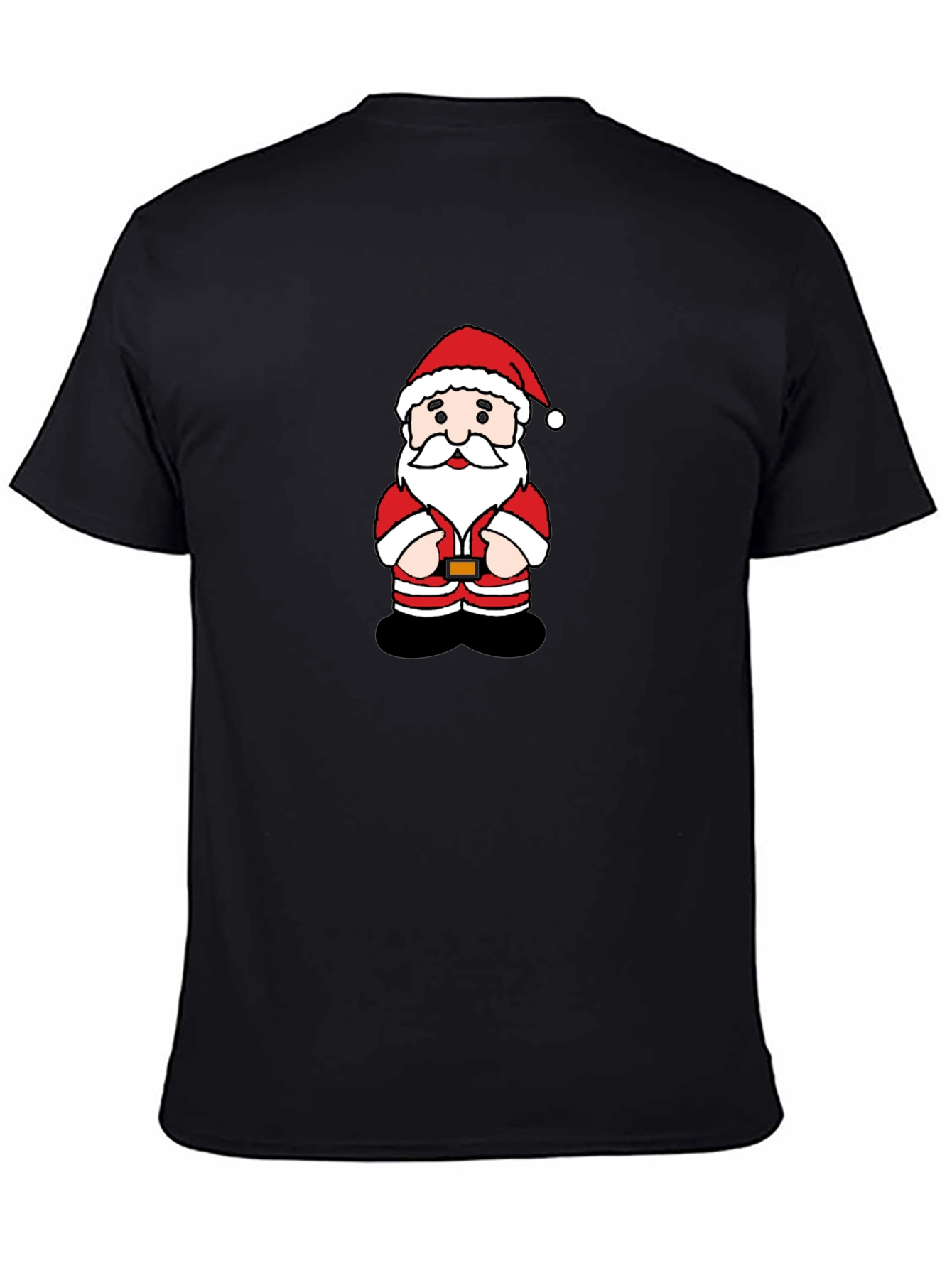 Festive Santa Claus Graphic T-Shirt