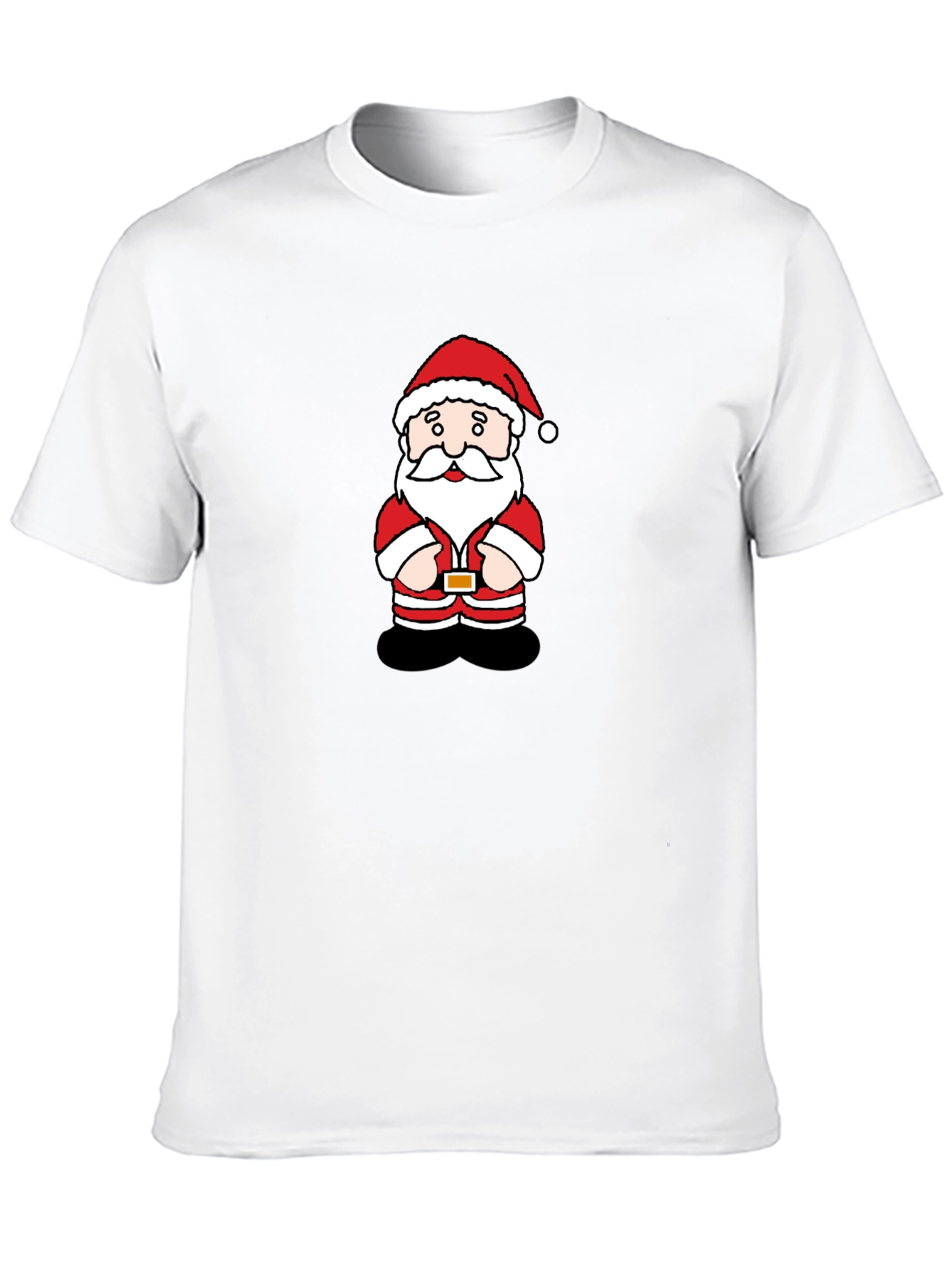 Festive Santa Claus Graphic T-Shirt