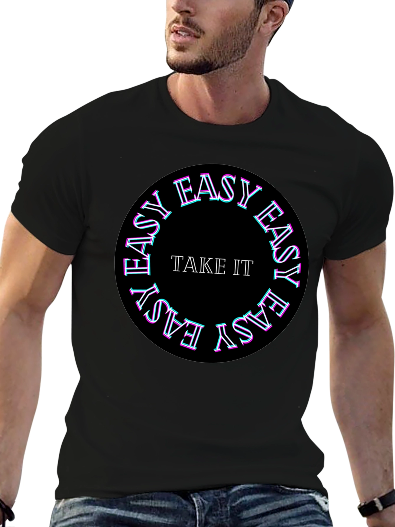 Take It Easy Graphic T-Shirt - Cool Casual Wear
