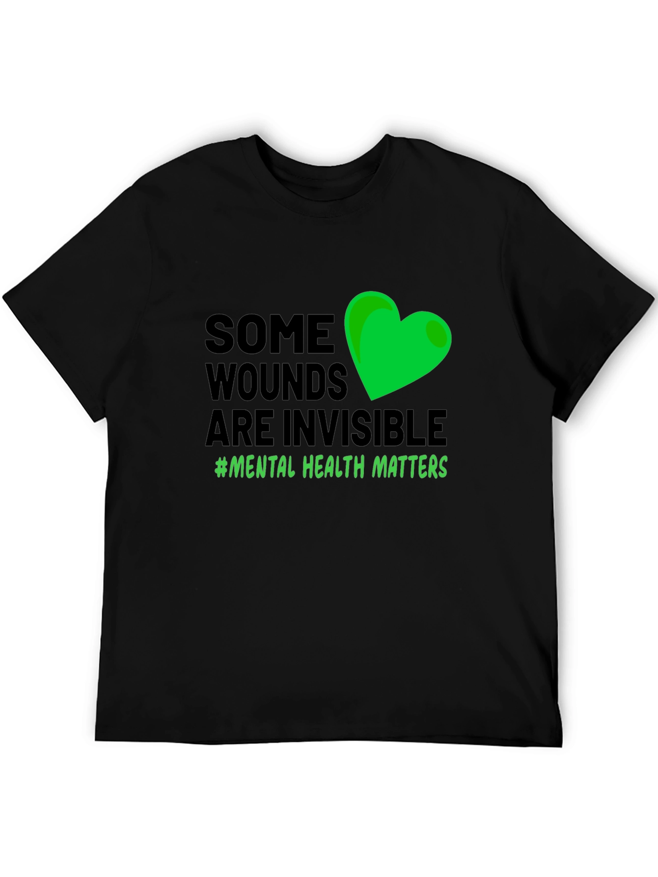 Mental Health Awareness T-Shirt: Some Wounds are Invisible