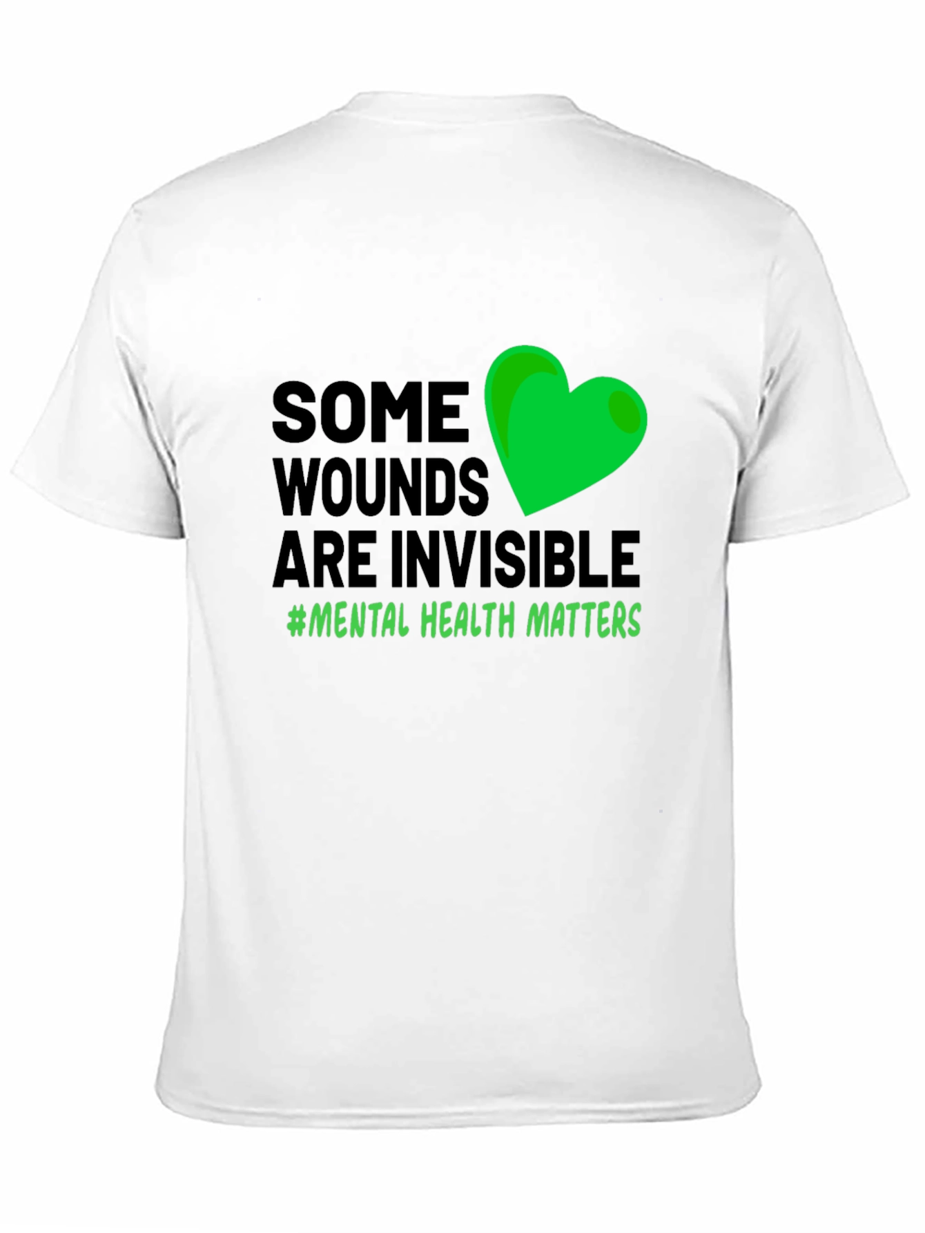 Mental Health Awareness T-Shirt: Some Wounds are Invisible
