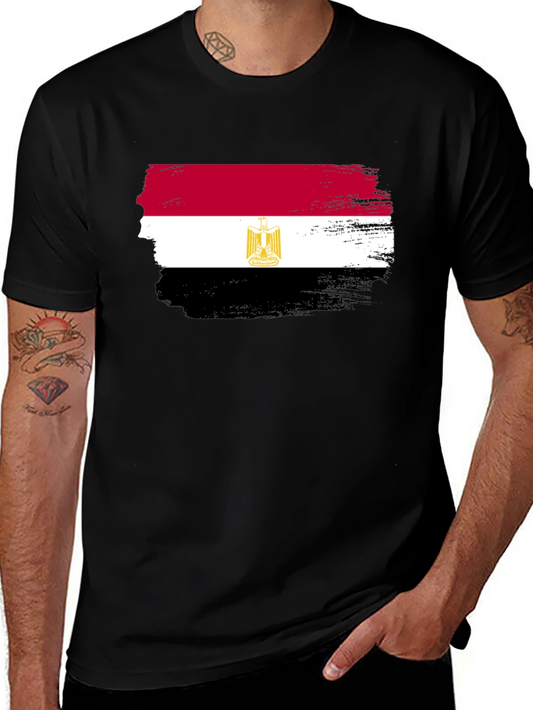 Egypt Flag Brushstroke T-Shirt
