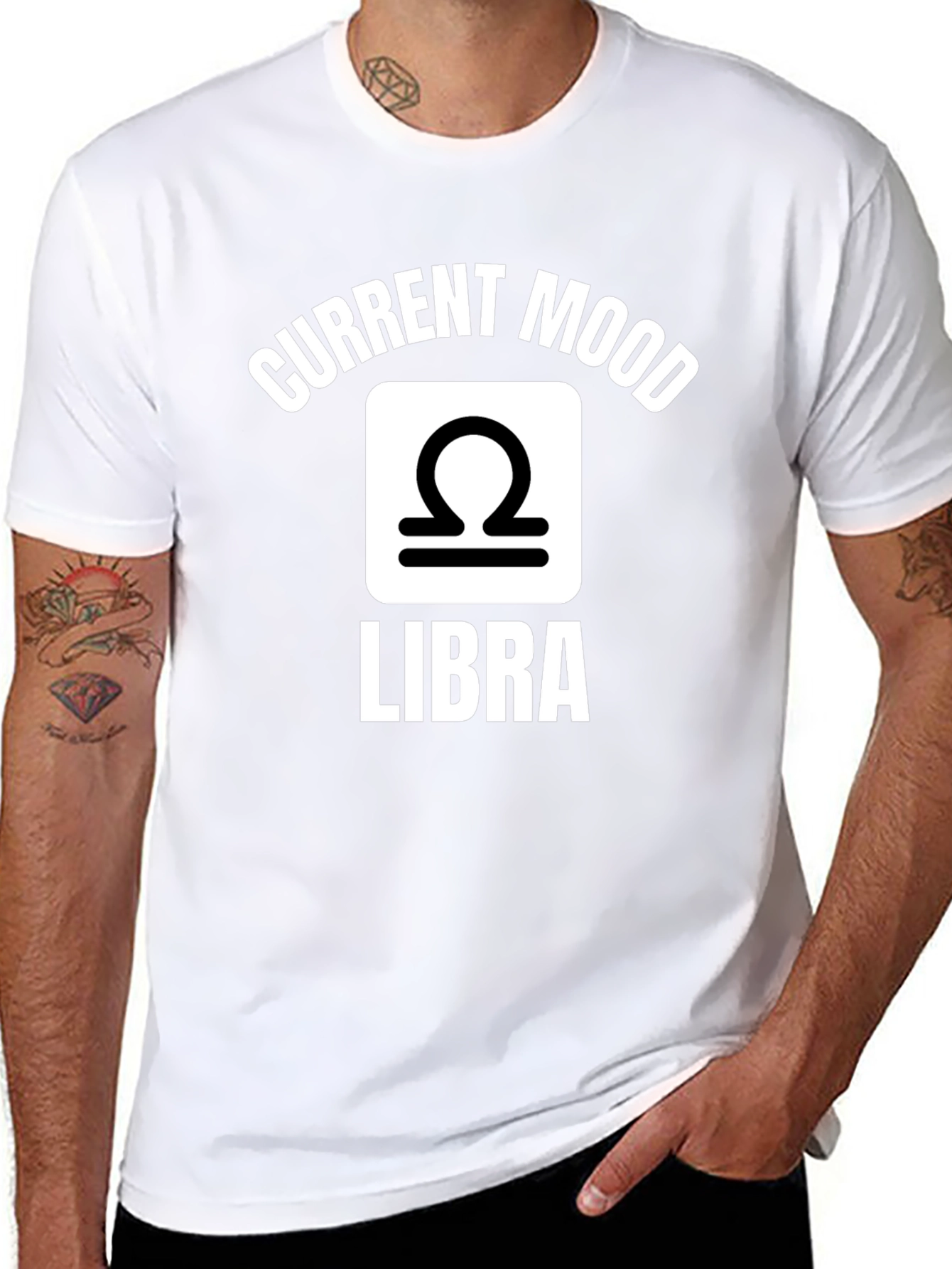 Libra Zodiac Sign T-Shirt - Current Mood Tee